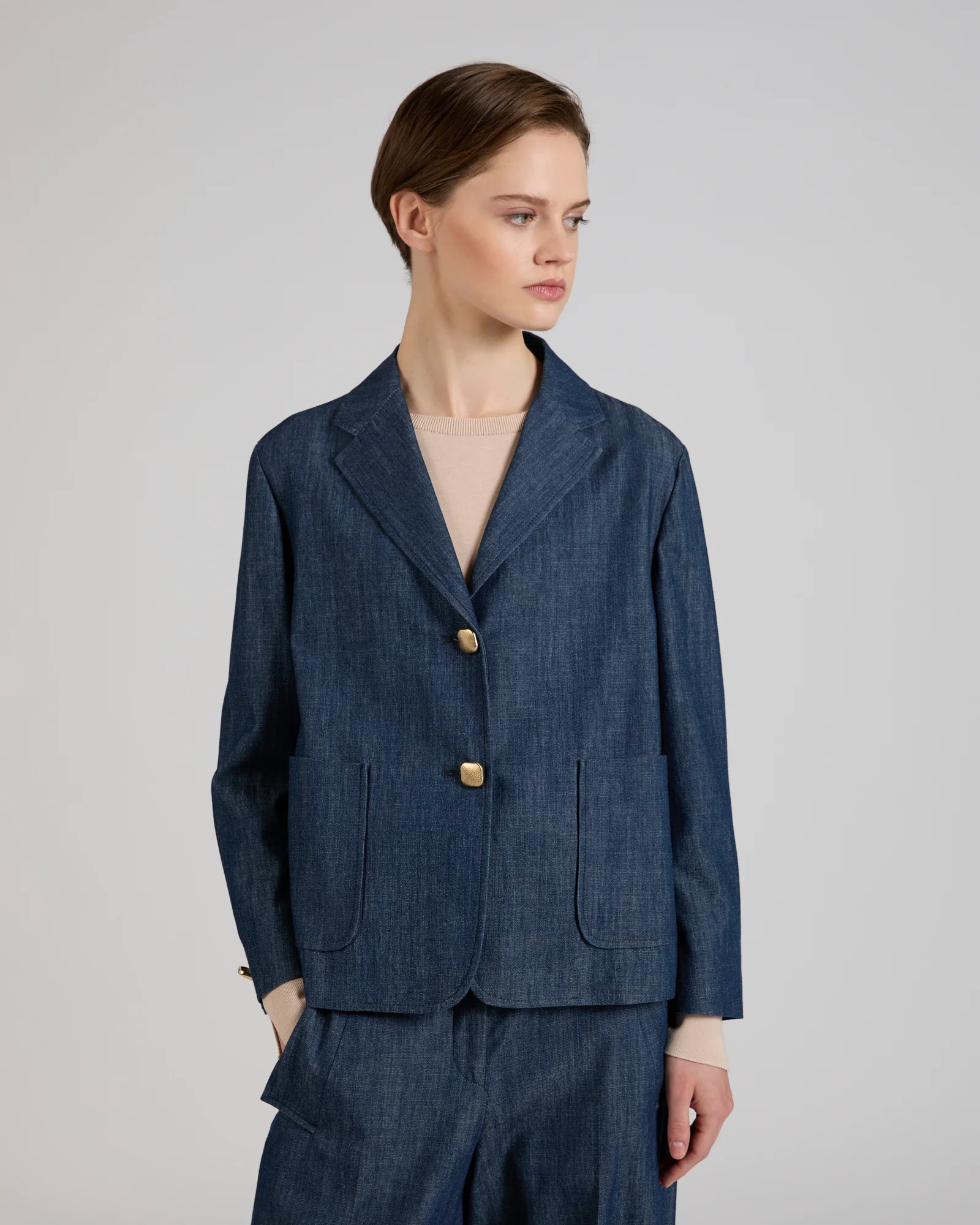 Boxy-fit denim jacket - Image 3