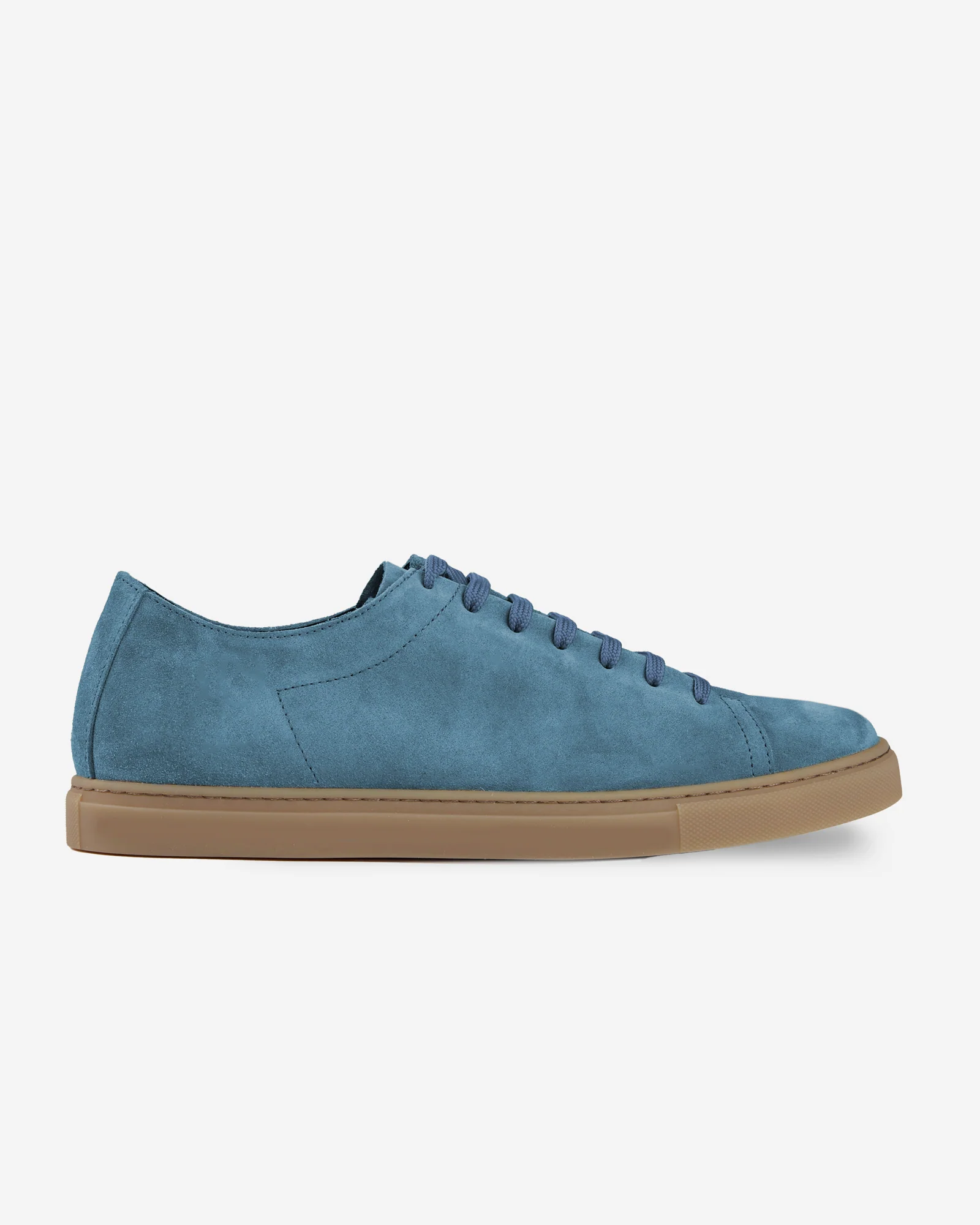 Calfskin and suede trainers - Image 2