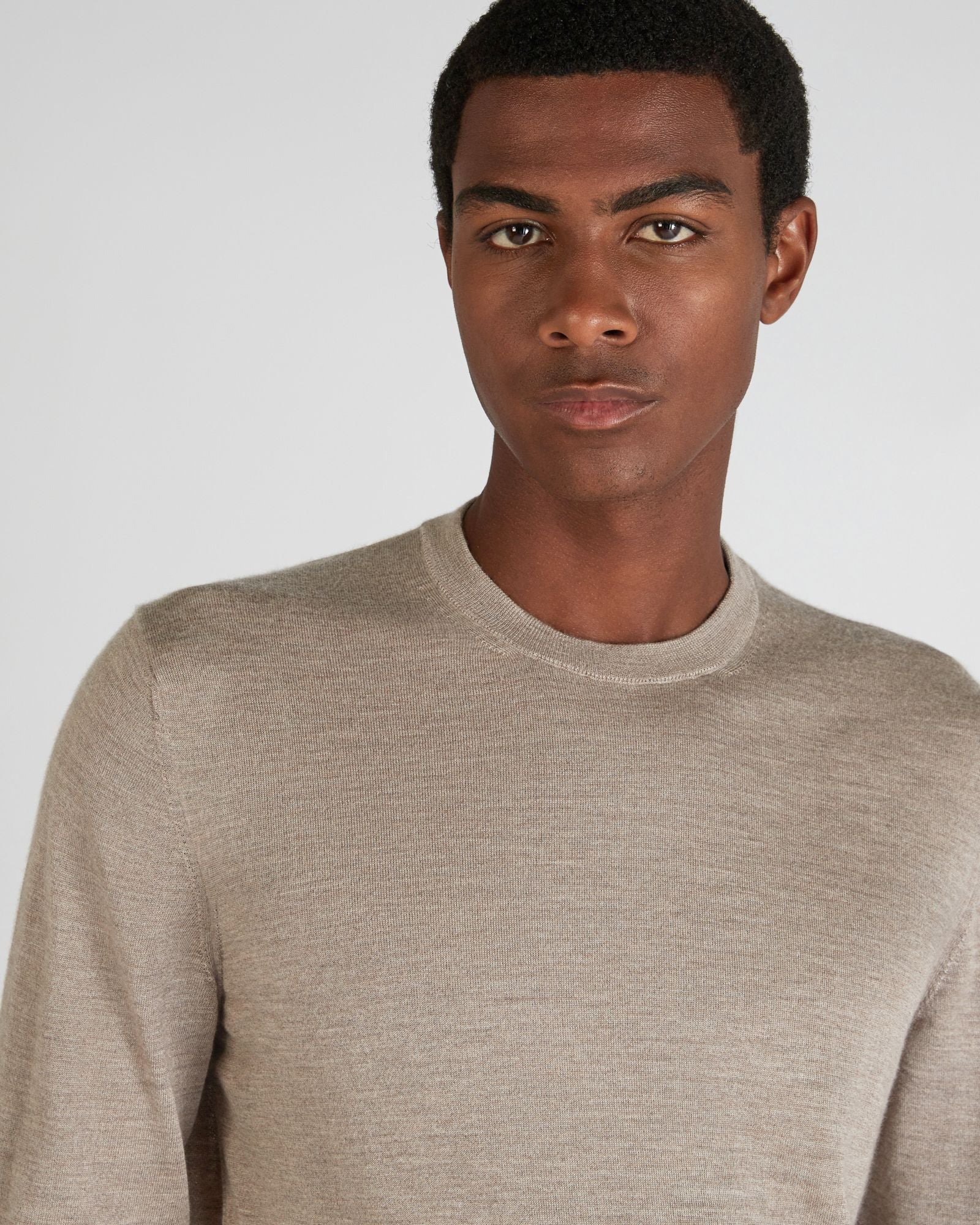 Cashmere and silk slim fit crewneck sweater - Image 4