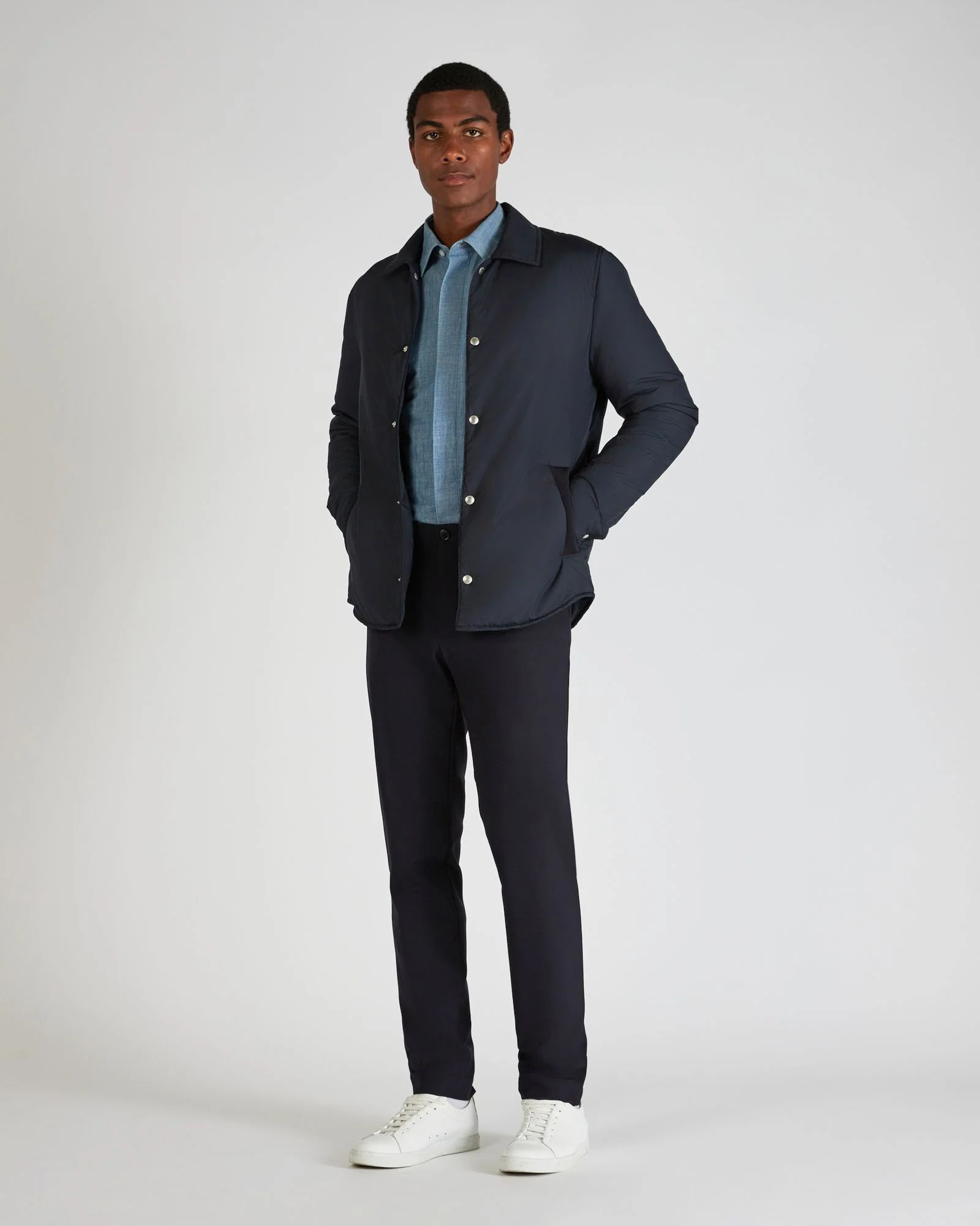 Casual fit chambray shirt - Image 5