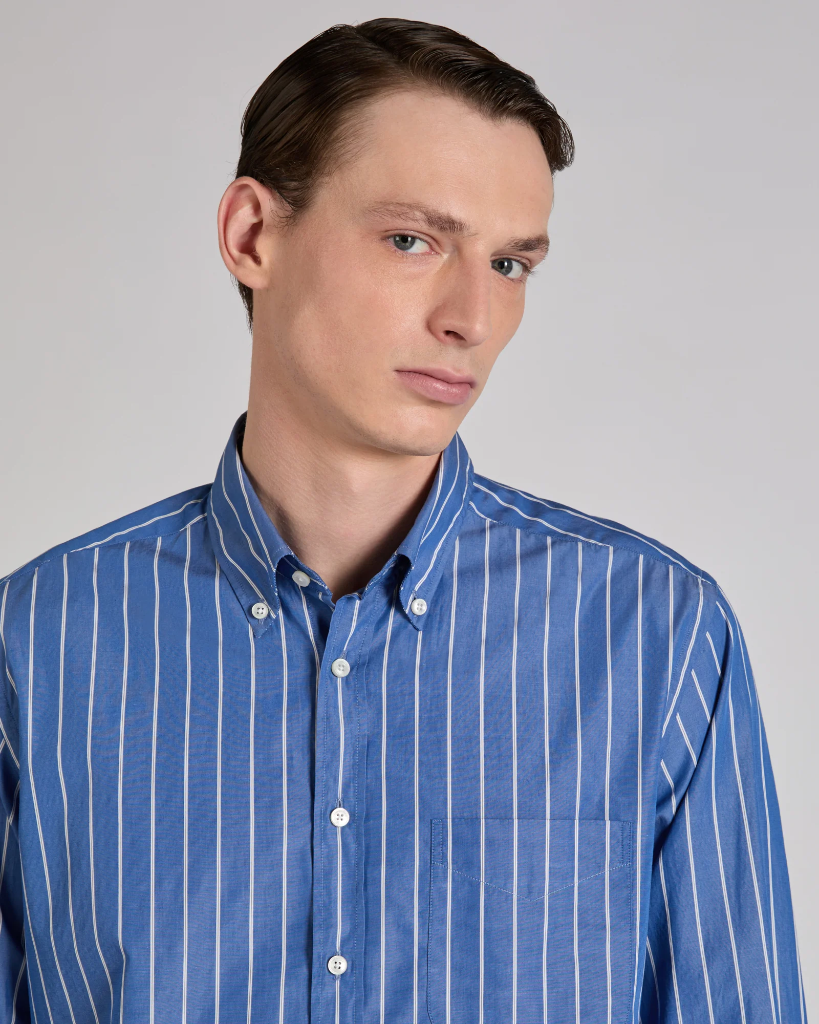Casual fit cotton poplin shirt - Image 4