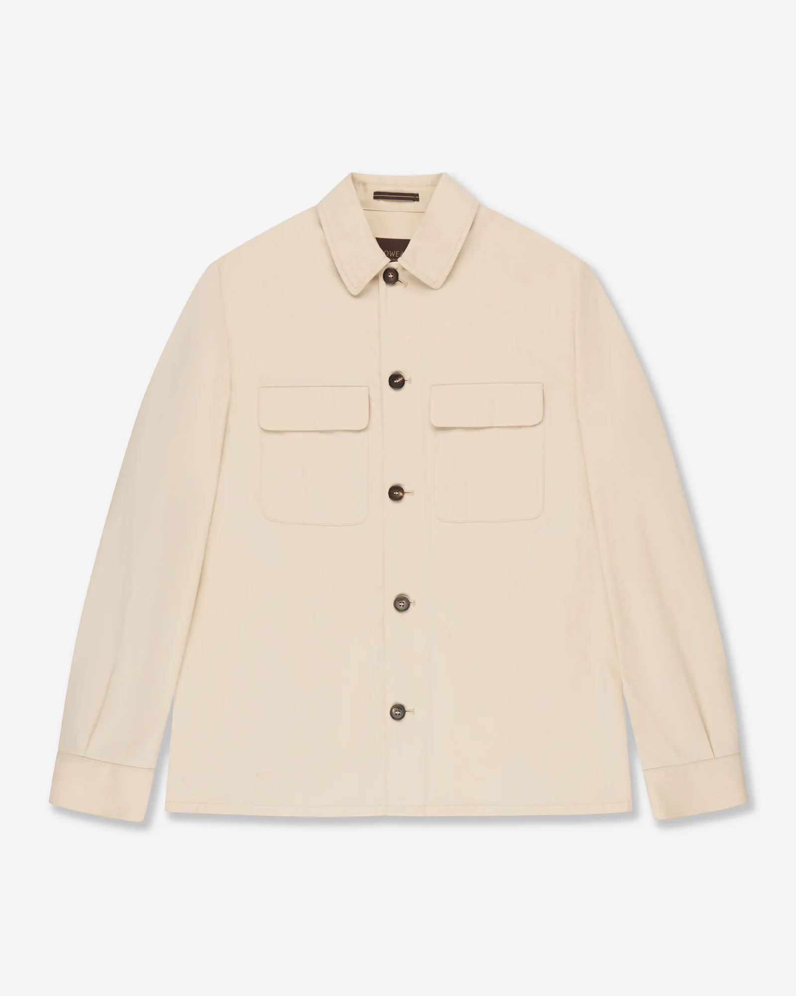 Cotton crepe overshirt