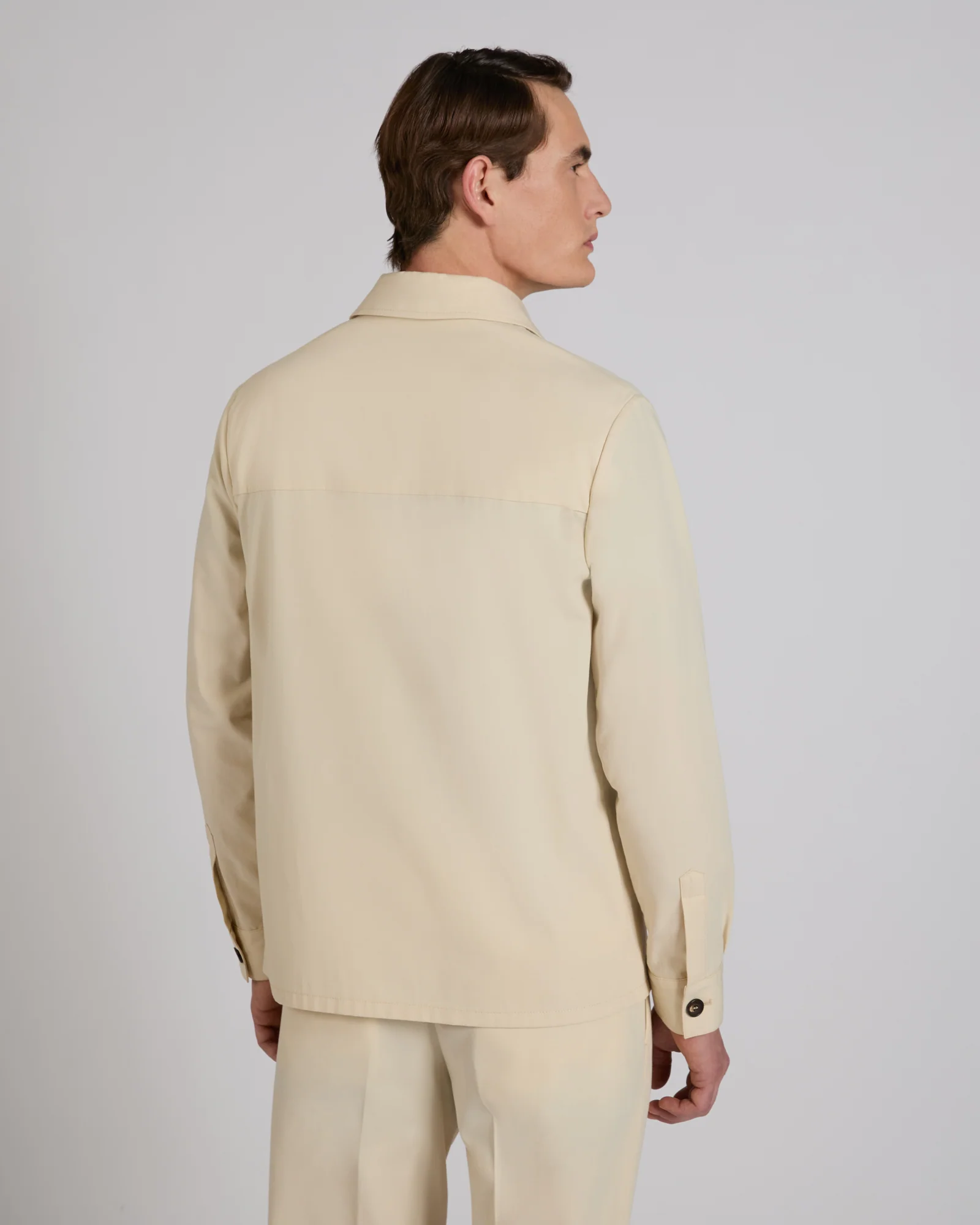 Cotton crepe overshirt - Image 3
