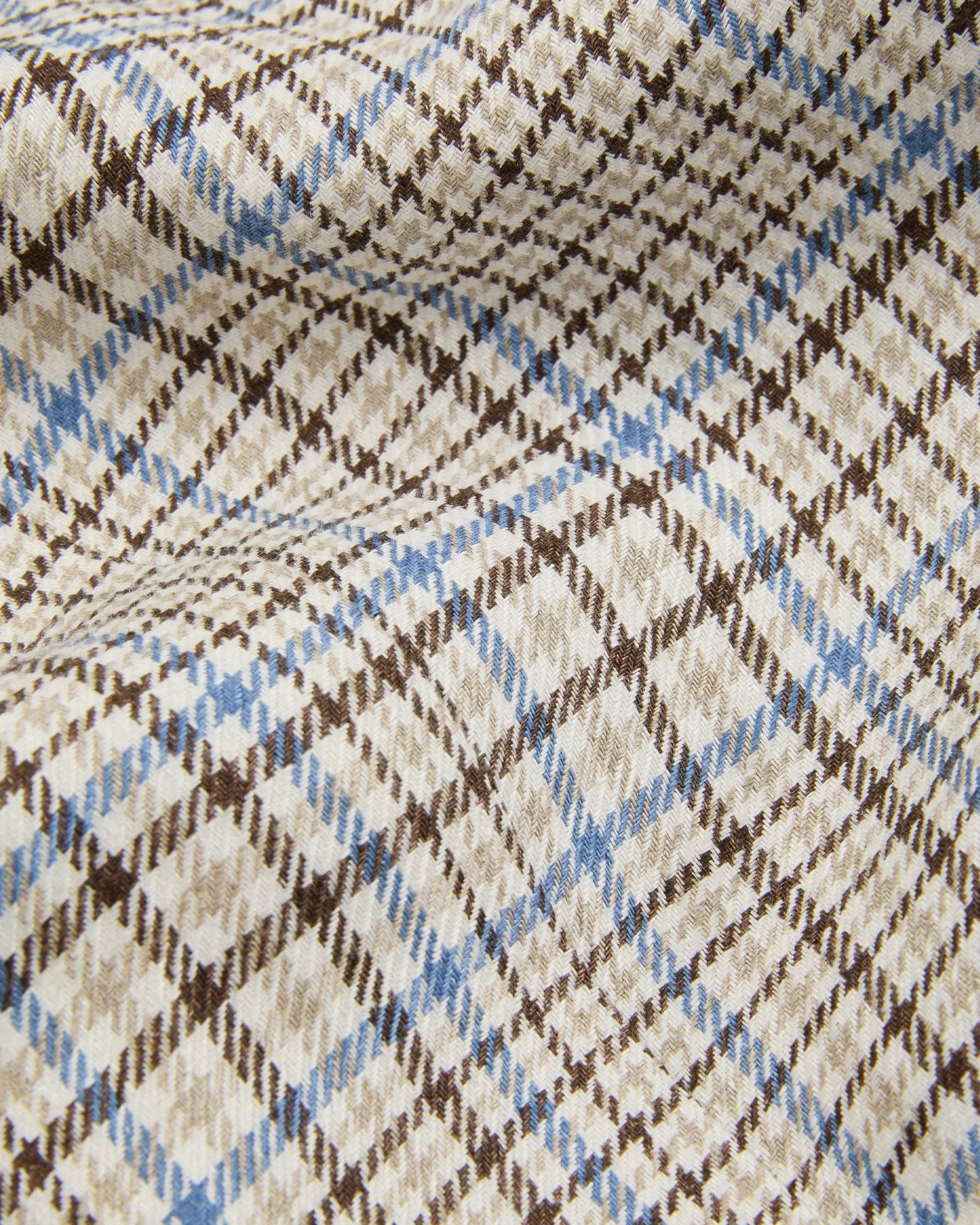 Double-breasted Prince of Wales linen jacket - Image 7