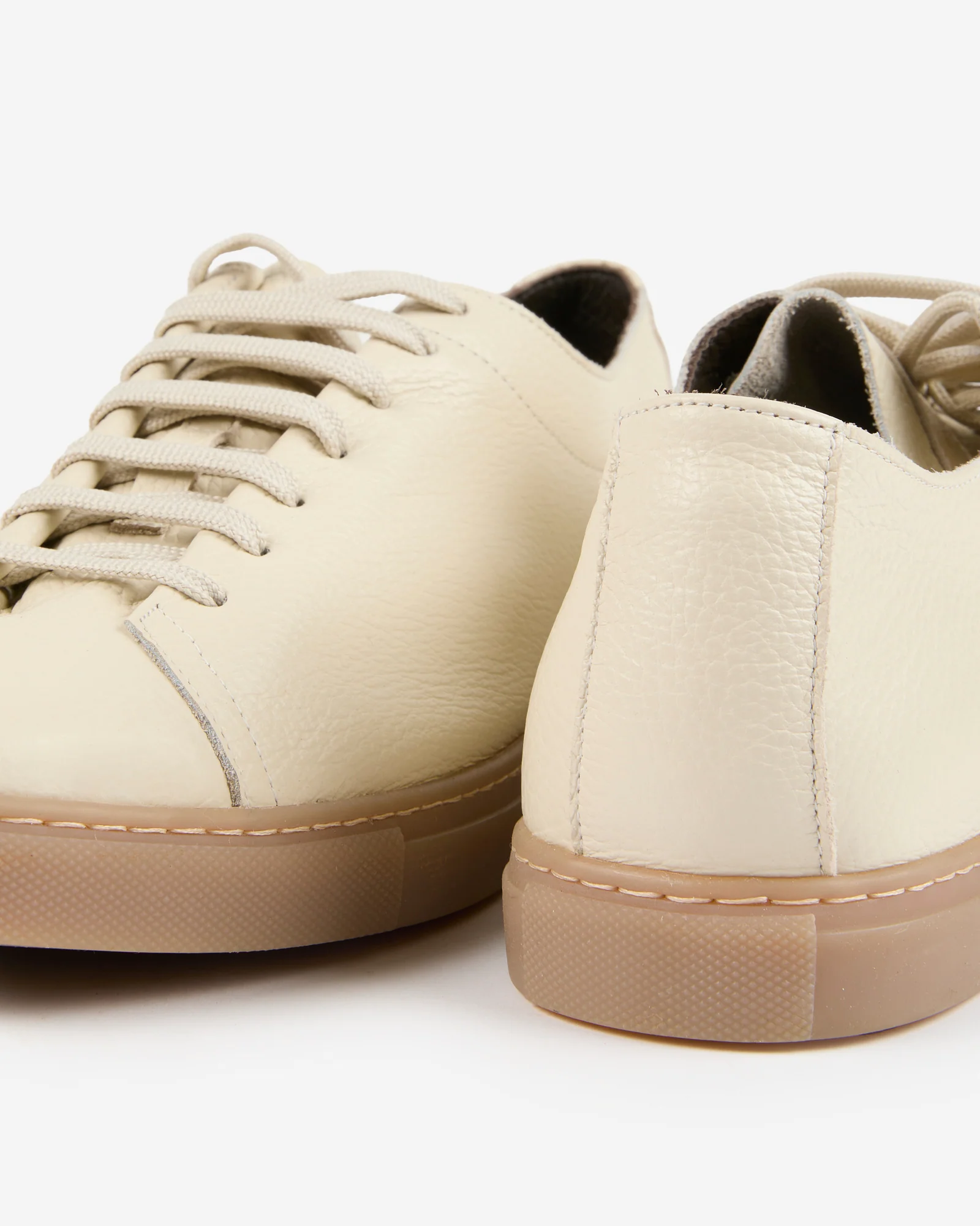 Hammered calfskin trainers - Image 3