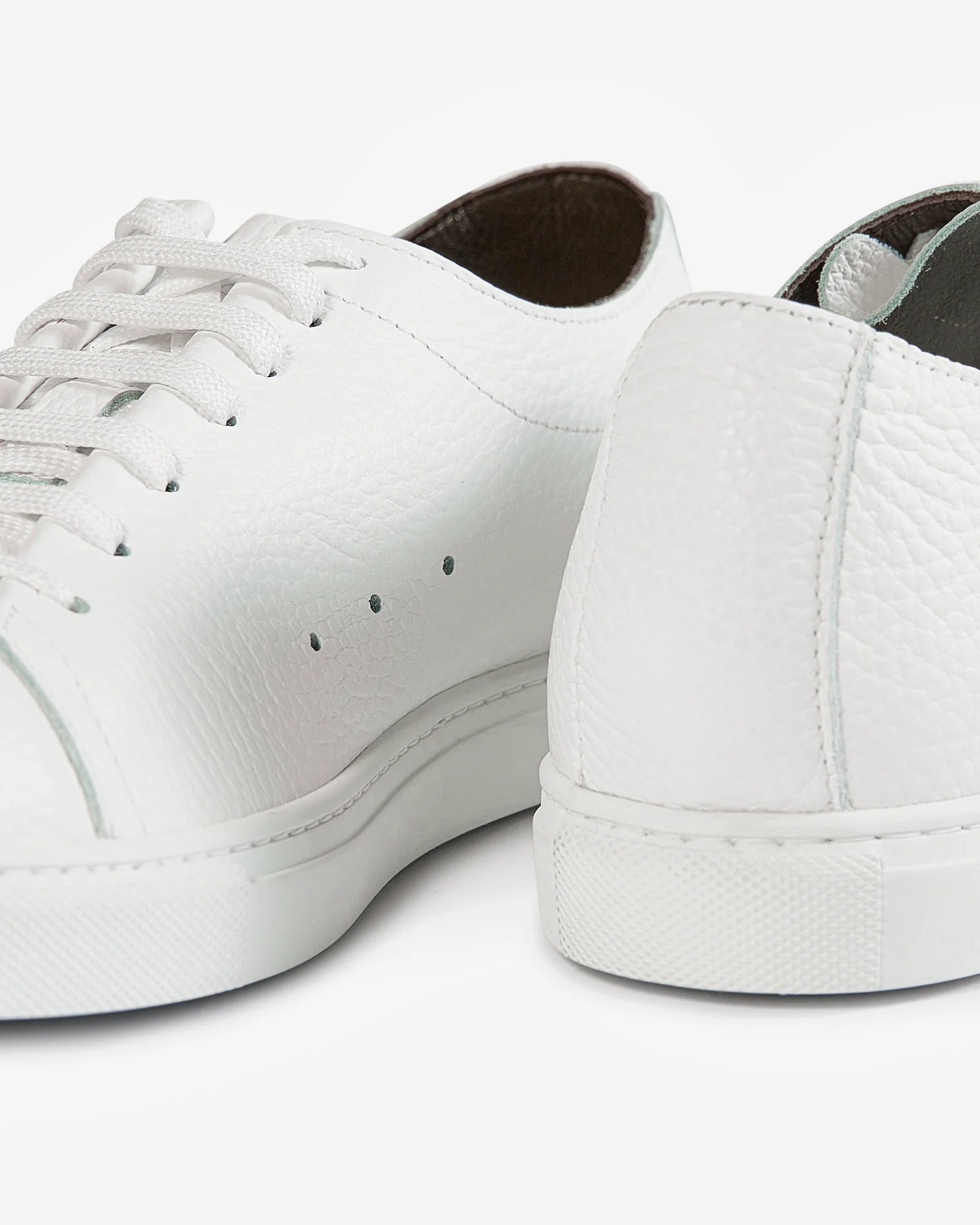 Hammered calfskin trainers - Image 3