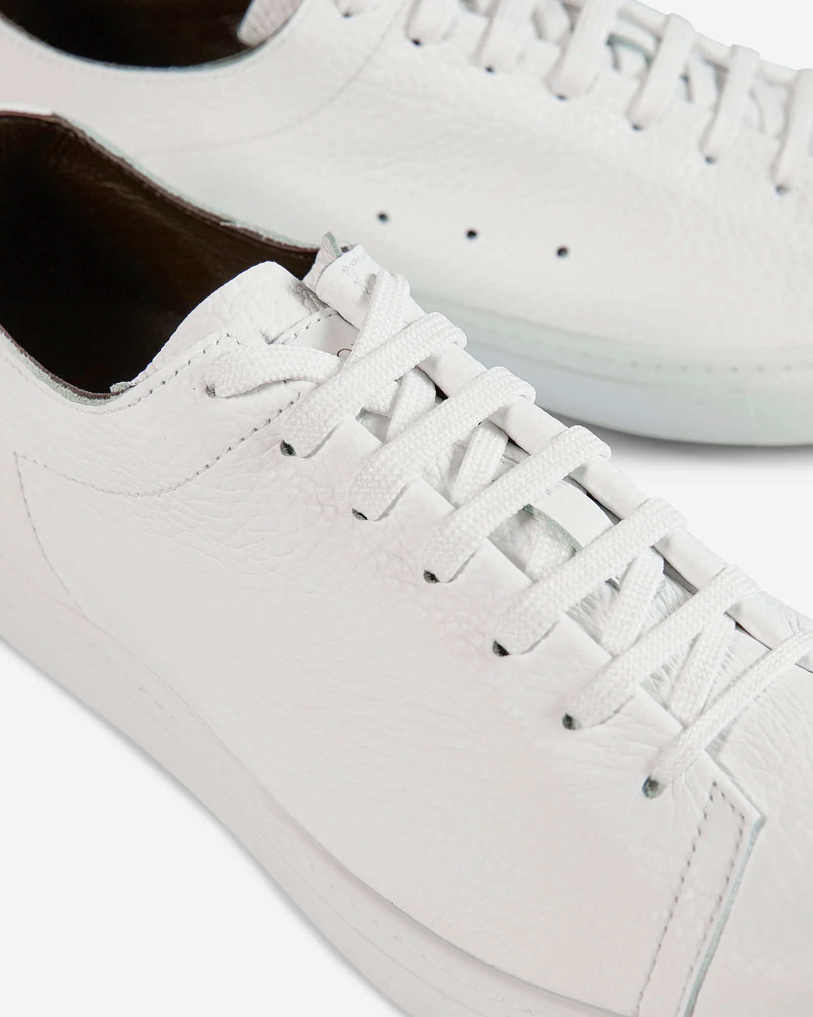 Hammered calfskin trainers - Image 4