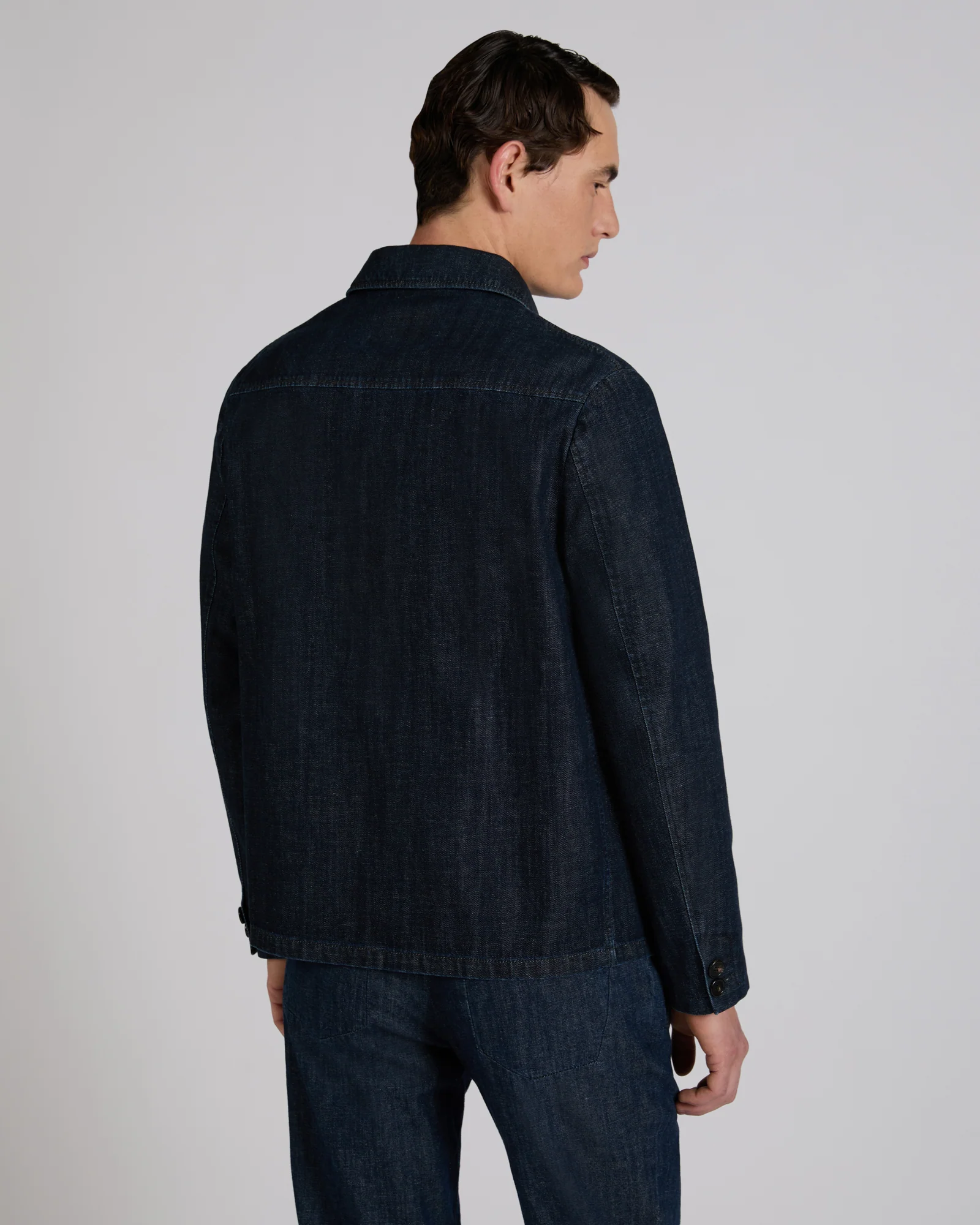 Japanese denim chore jacket - Image 3