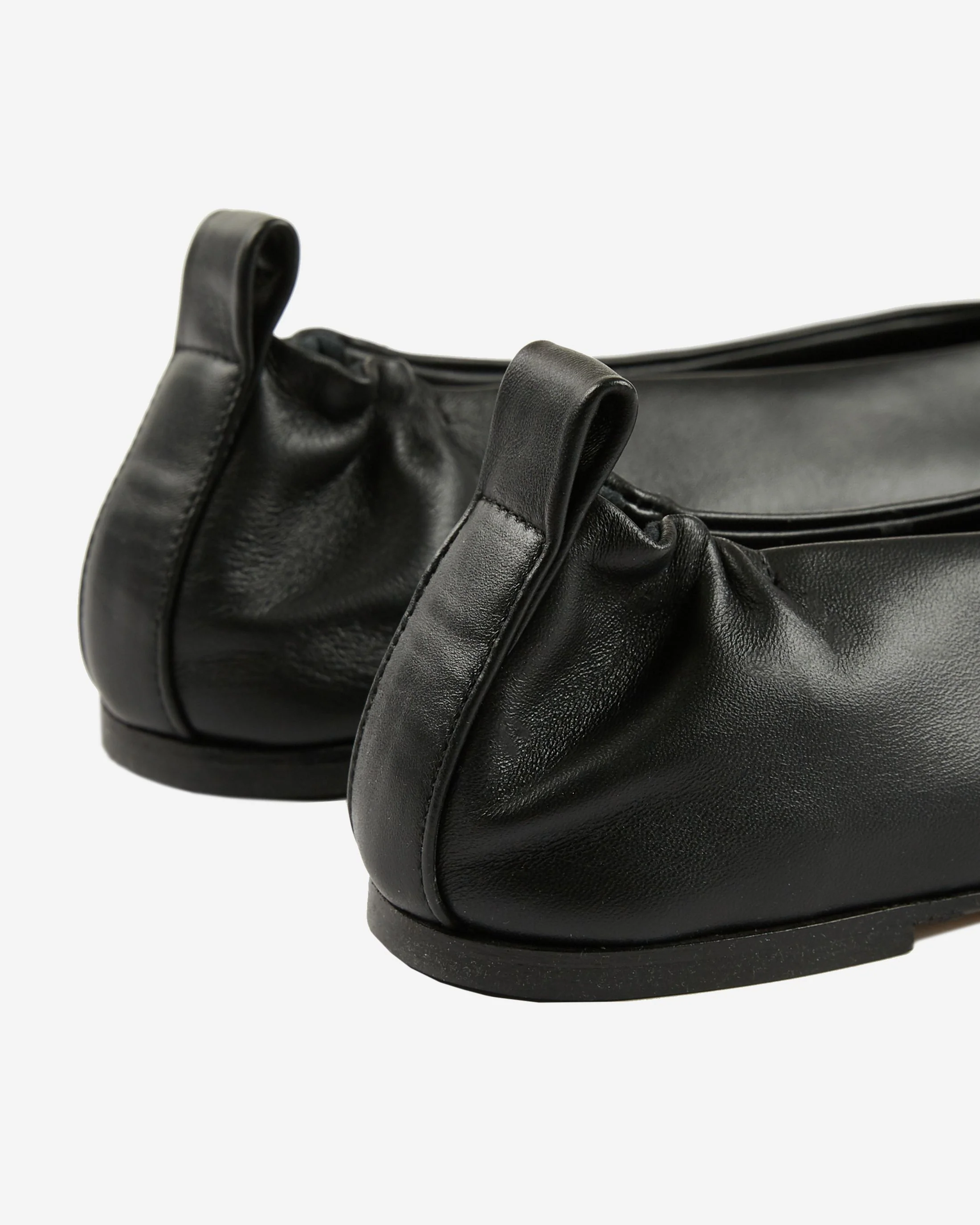 Leather ballet pumps - Image 4