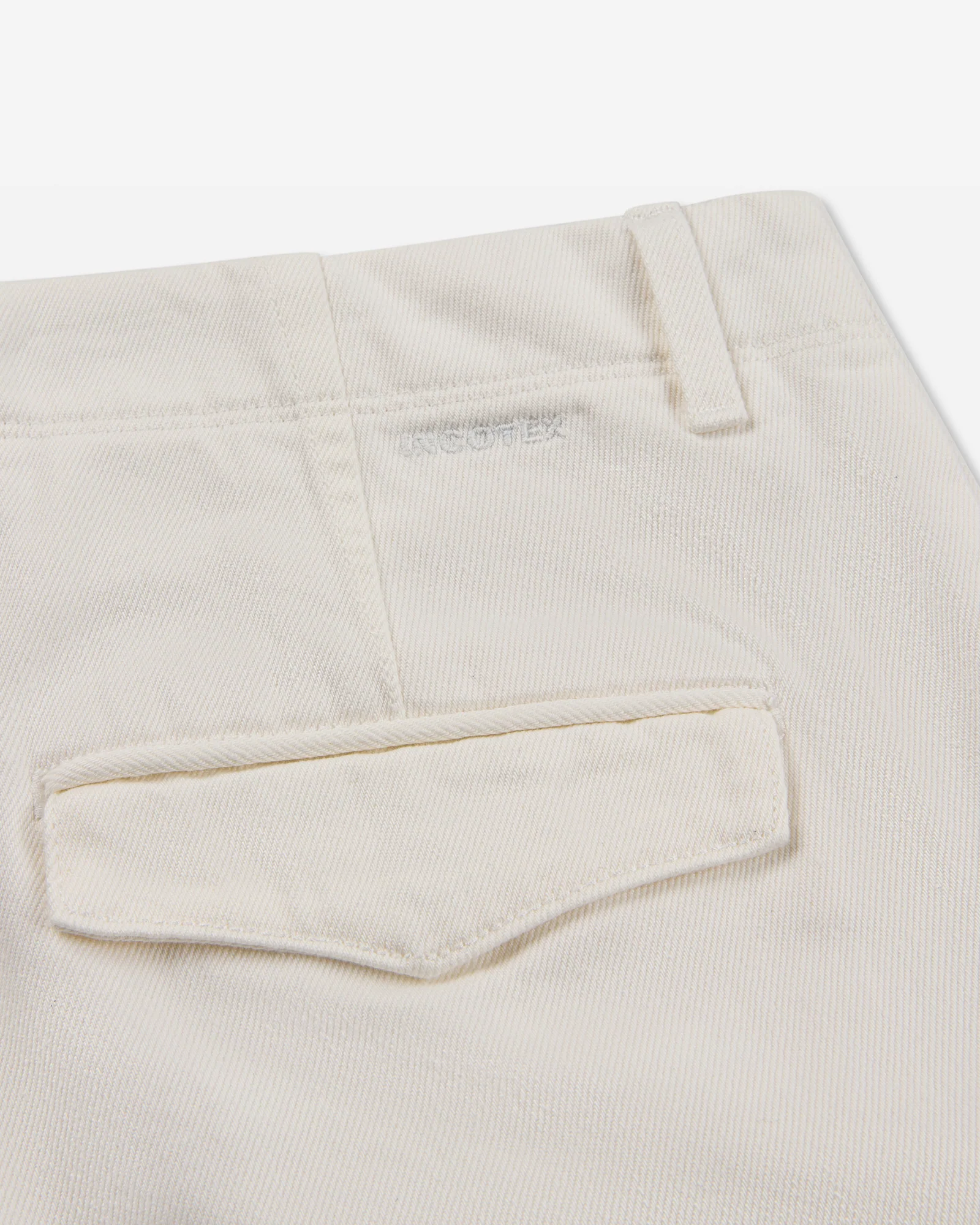 Loose fit cotton bull trousers - Image 6