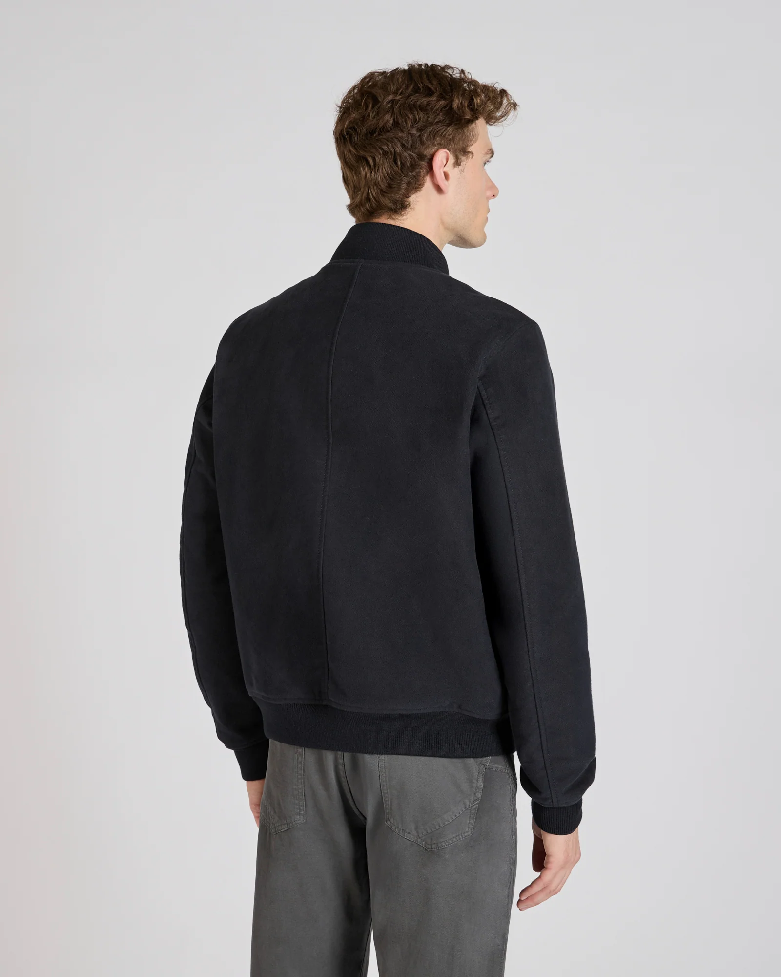 Moleskin bomber jacket - Image 3