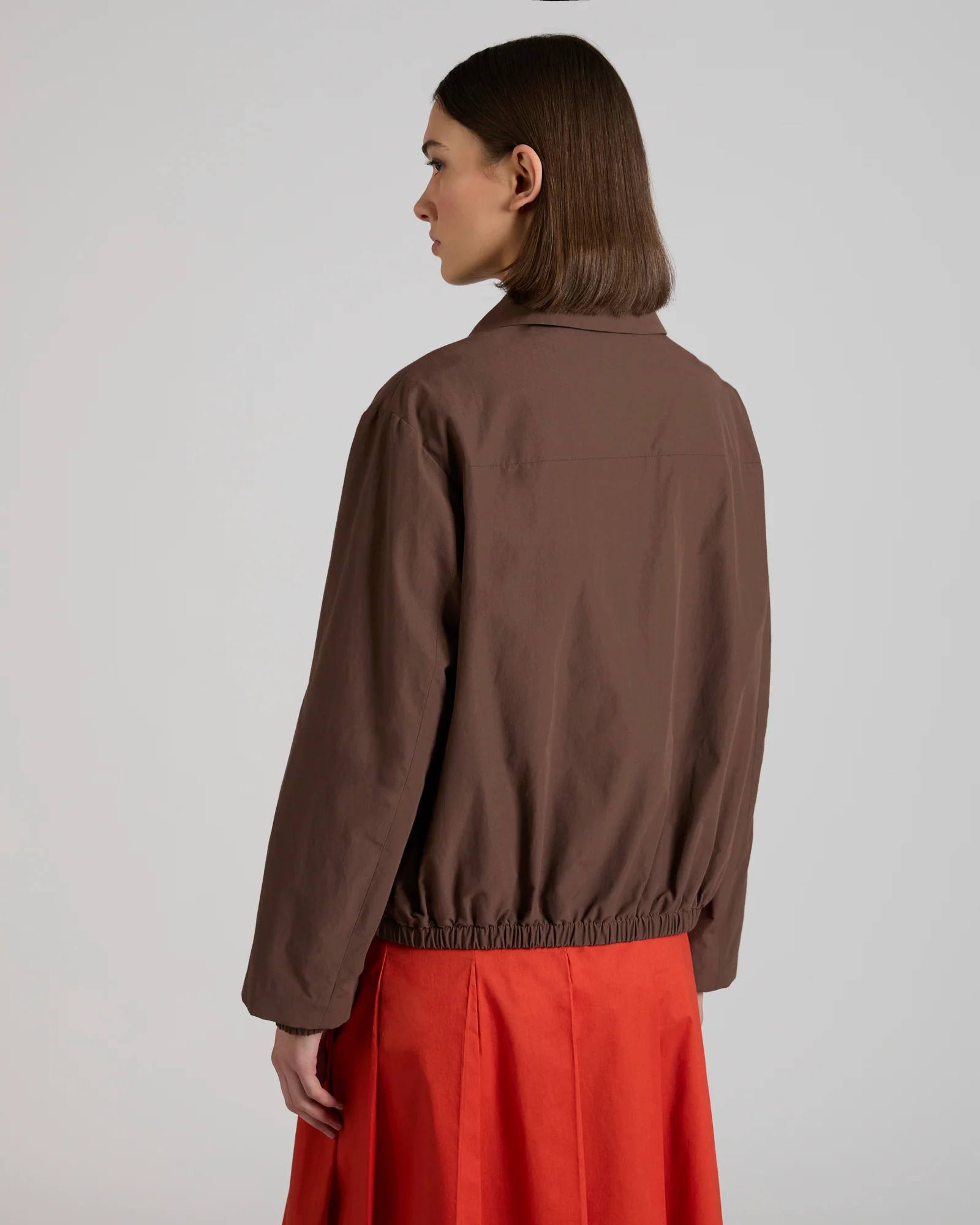 Primo bomber jacket in cotton and technical fabric - Image 3
