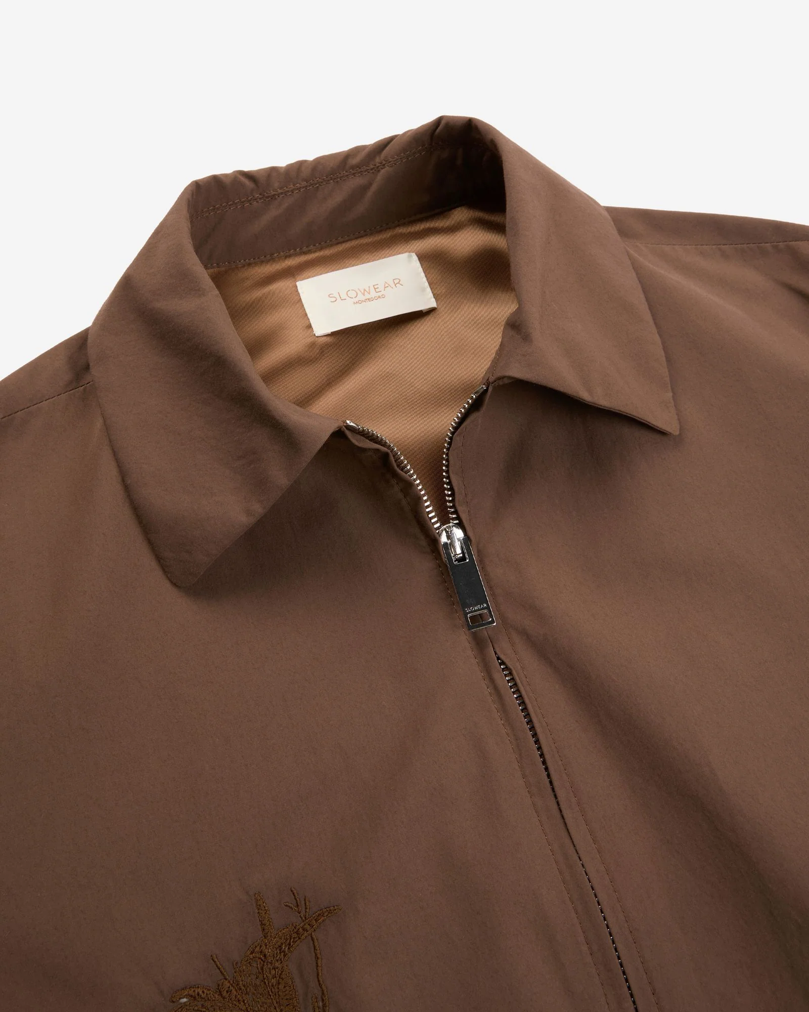 Primo bomber jacket in cotton and technical fabric - Image 6