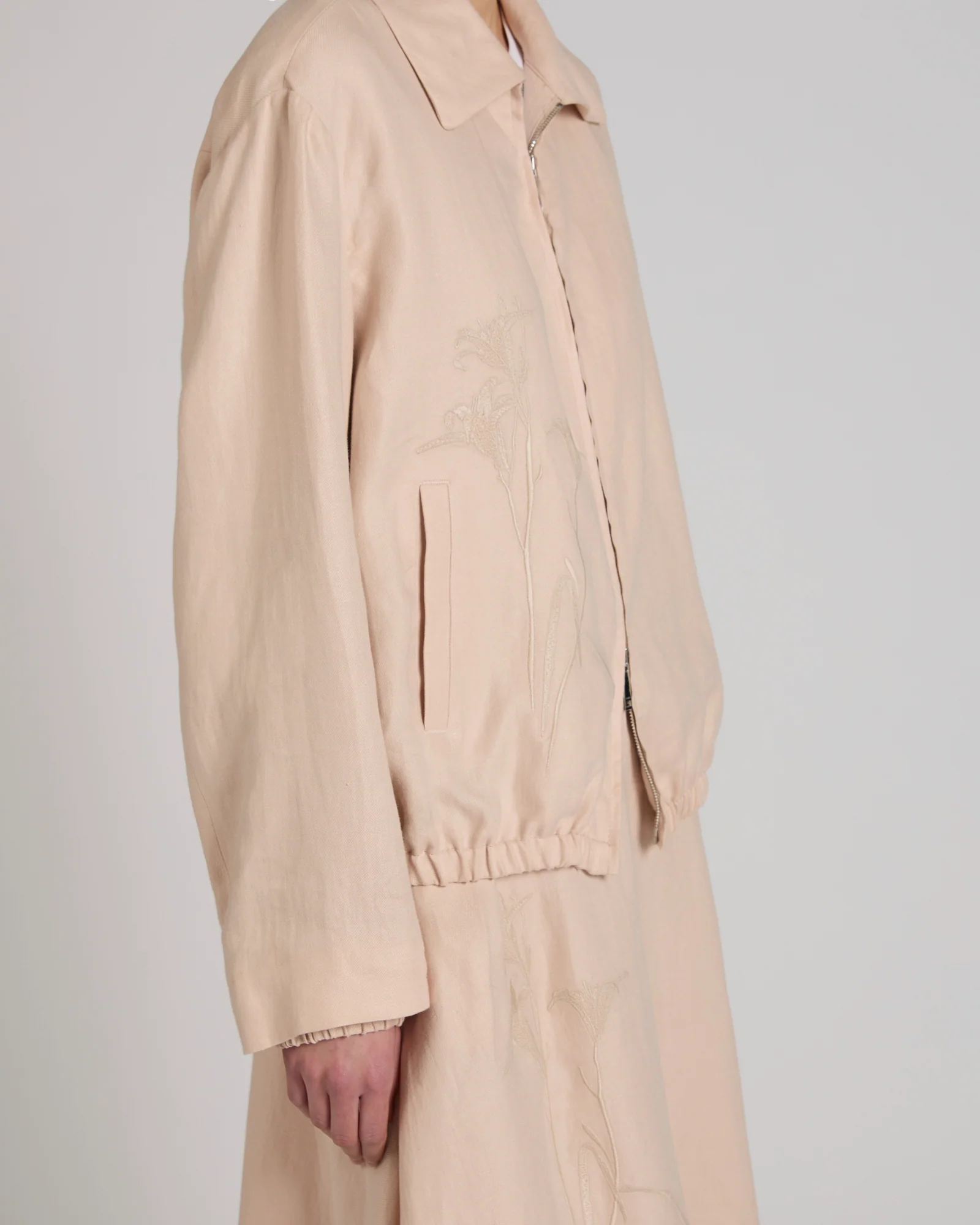 Primo bomber jacket in linen - Image 4