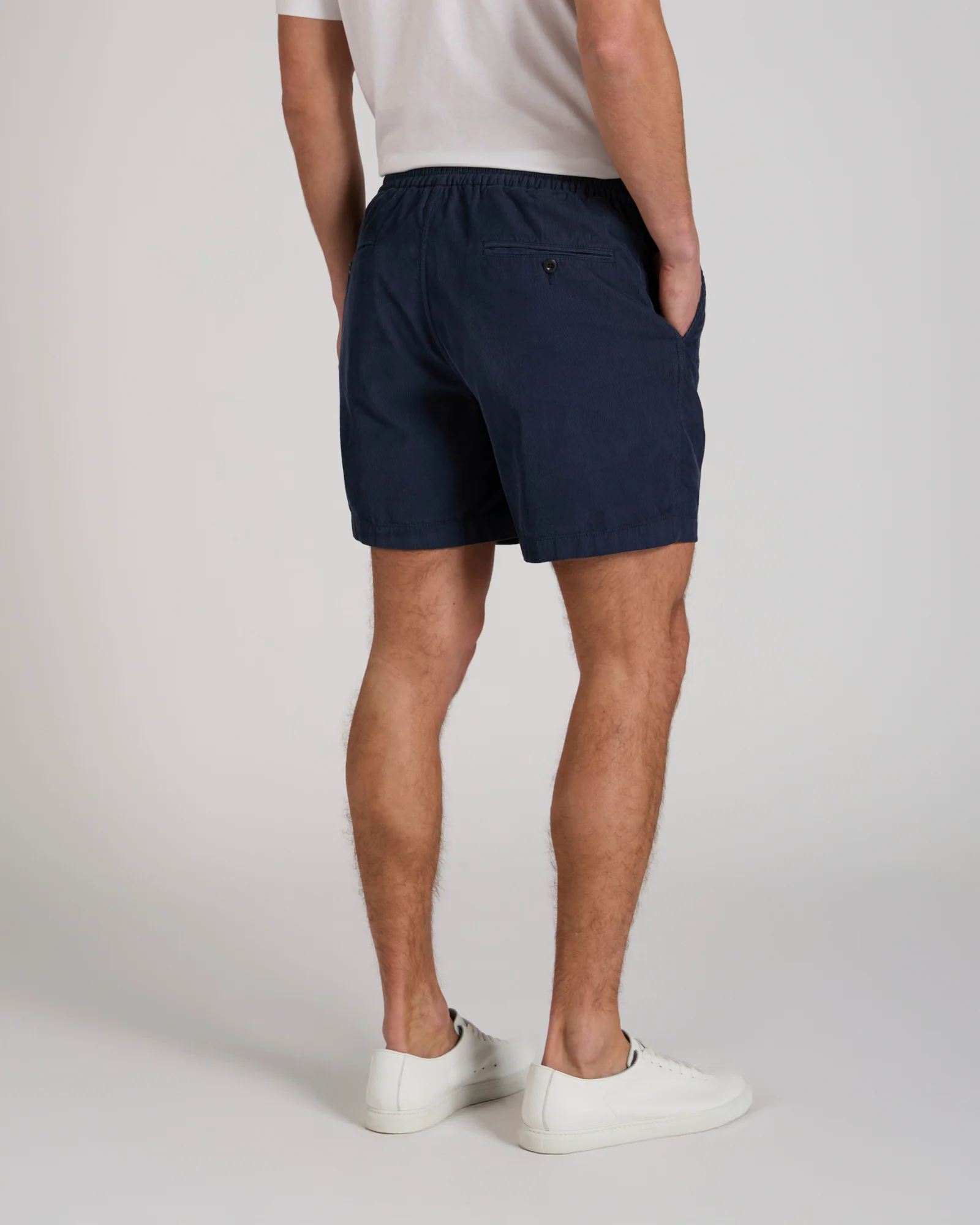 Regular fit corduroy Bermuda shorts - Image 3
