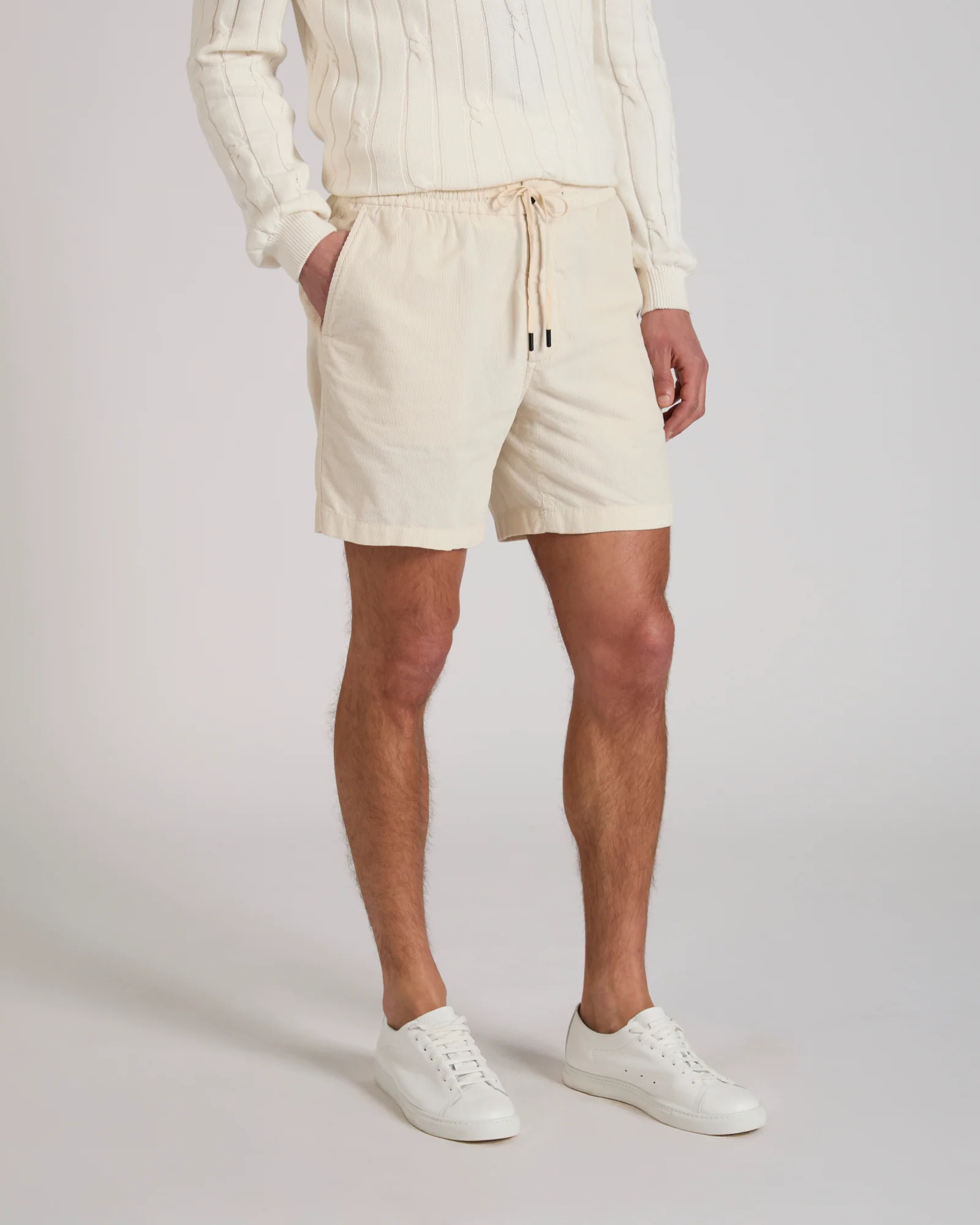 Regular fit corduroy Bermuda shorts - Image 2