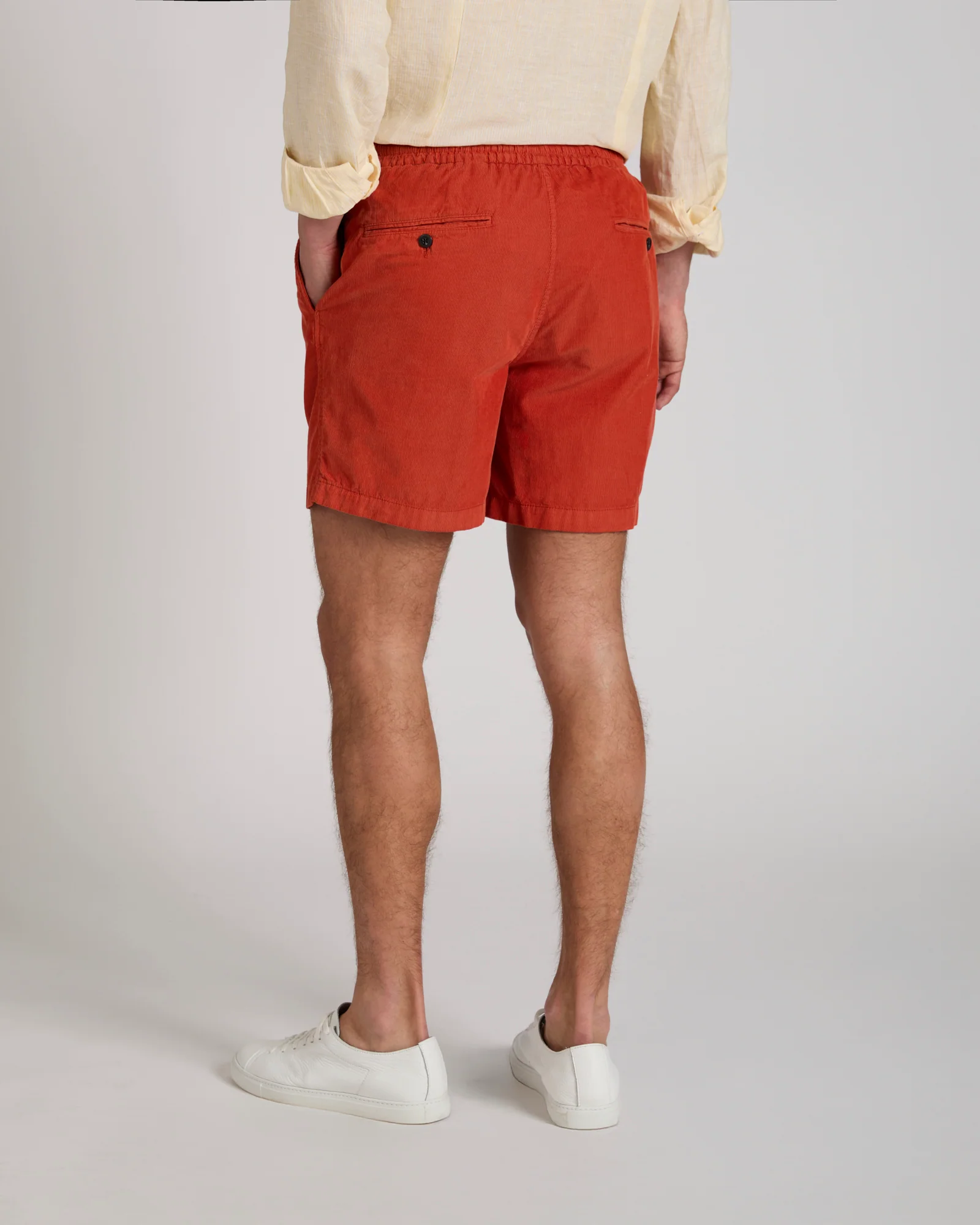 Regular fit corduroy Bermuda shorts - Image 3