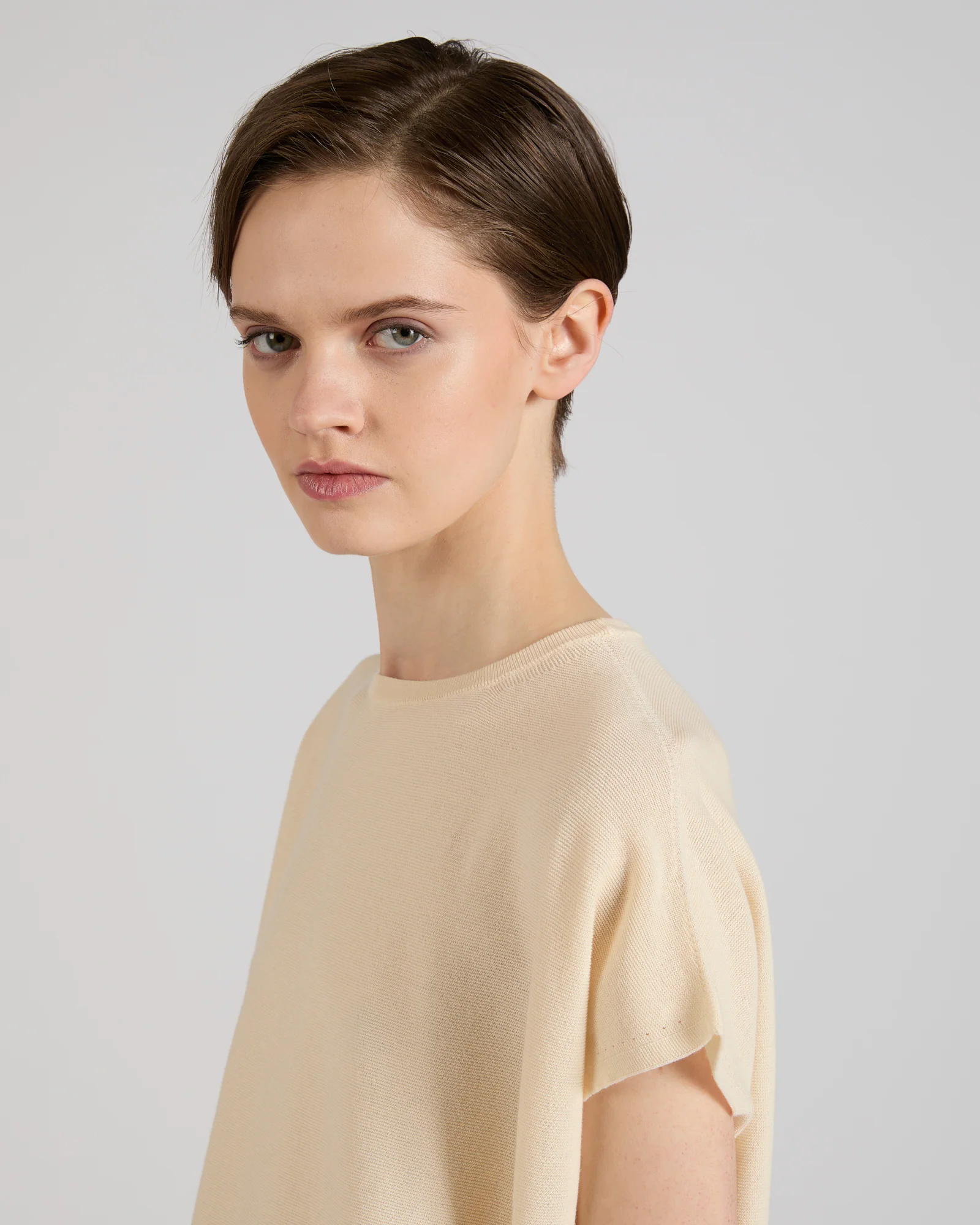 Regular fit cotton crĂȘpe blouse - Image 5