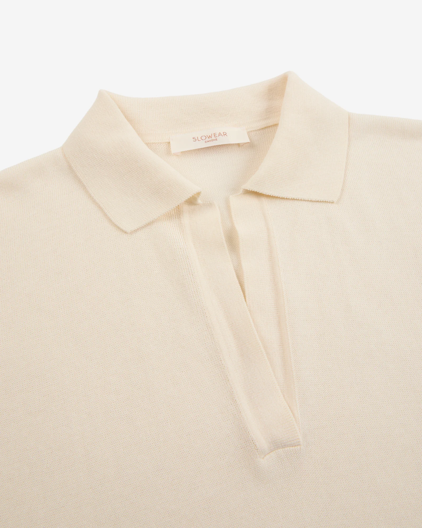 Regular fit cotton crĂȘpe polo shirt - Image 6