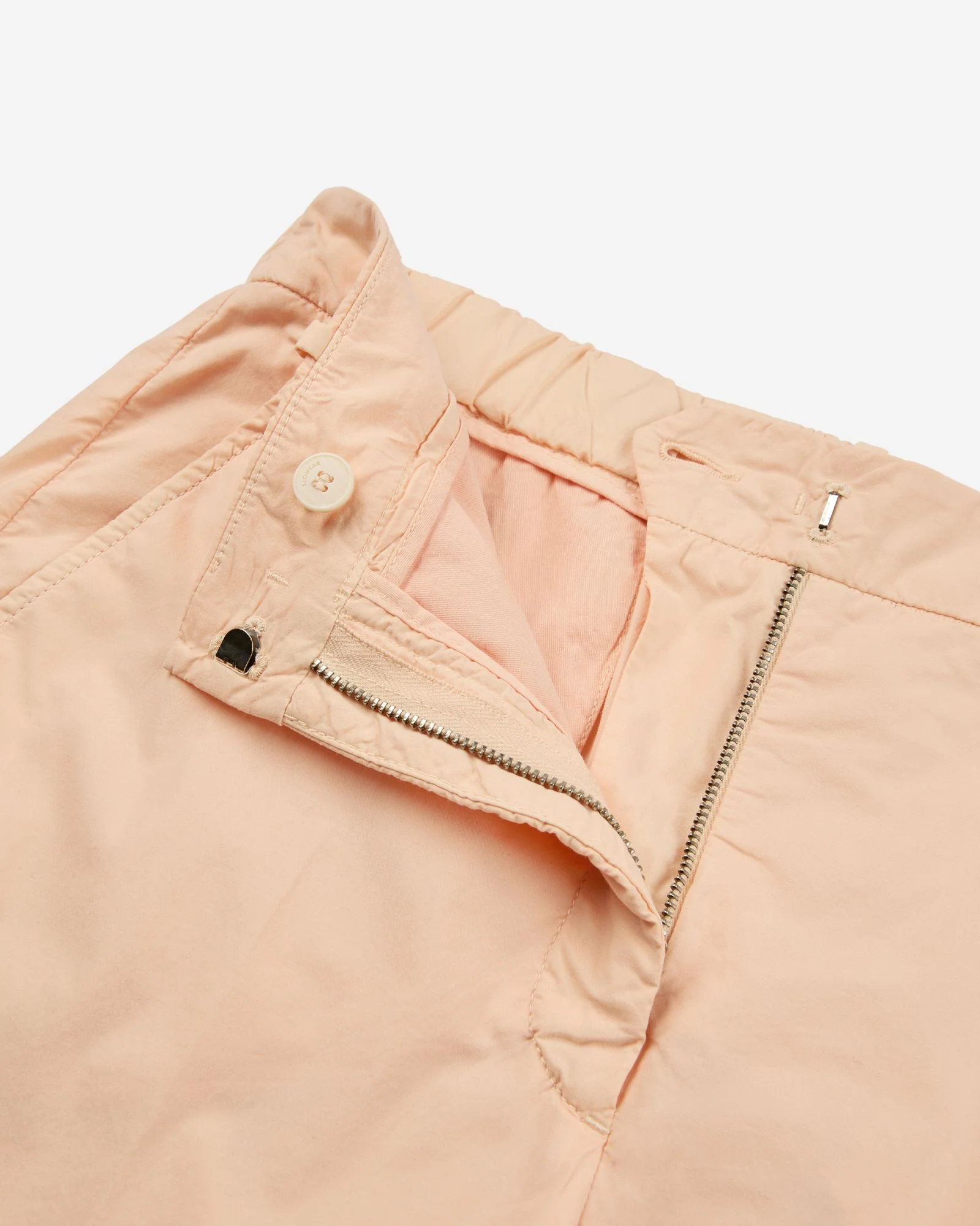 Regular fit cotton poplin trousers - Image 6