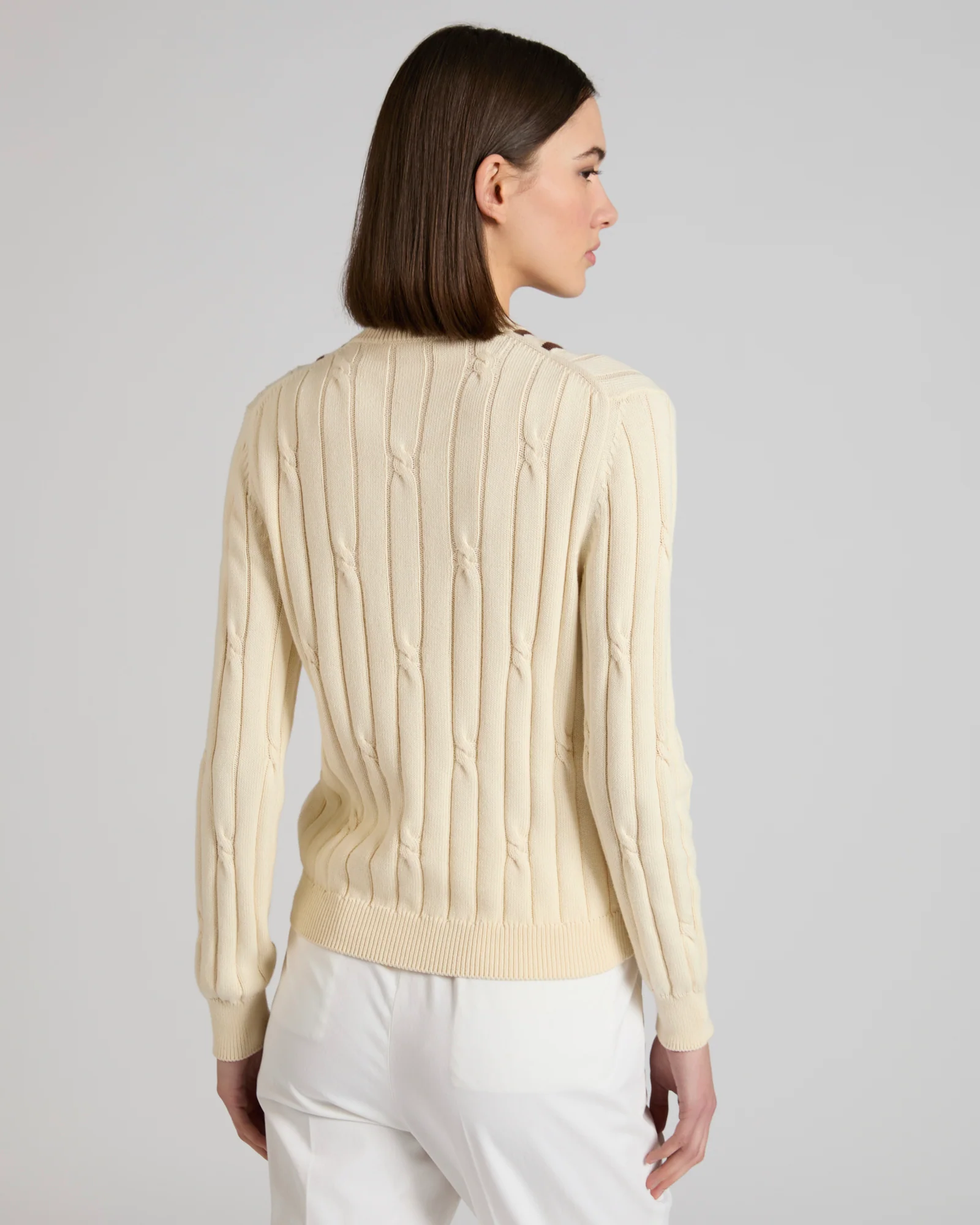 Regular fit cotton sweater - Image 3