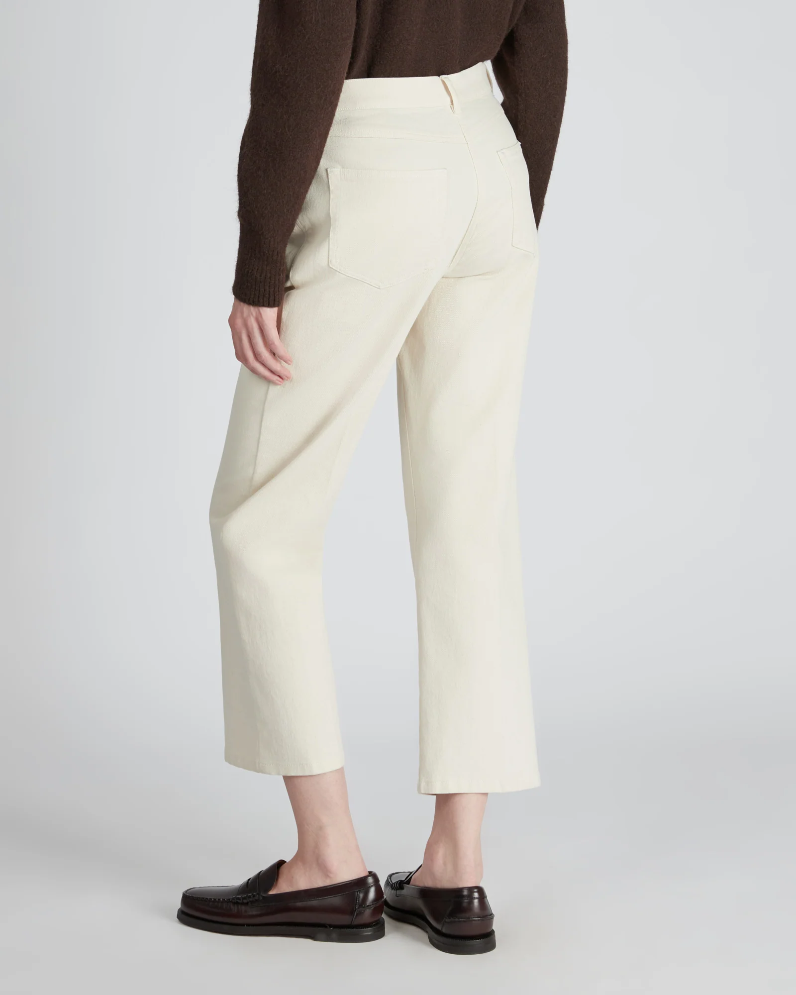 Regular fit five pocket cotton bull trousers - Image 3