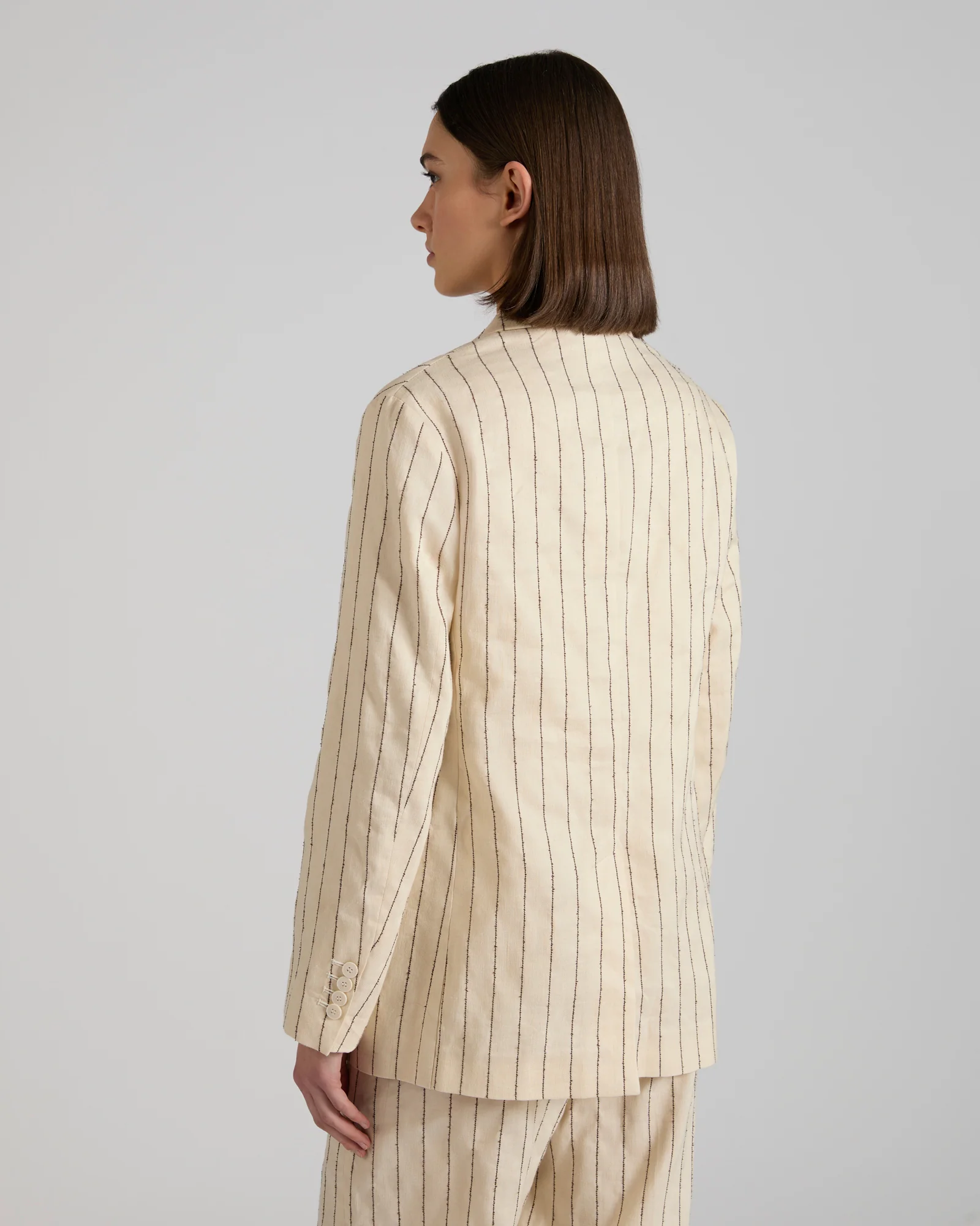 Regular fit jacket in linen blend - Image 3