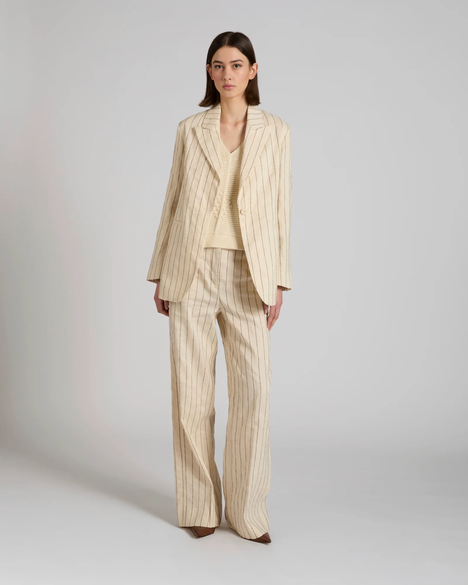 Regular fit jacket in linen blend - Image 5