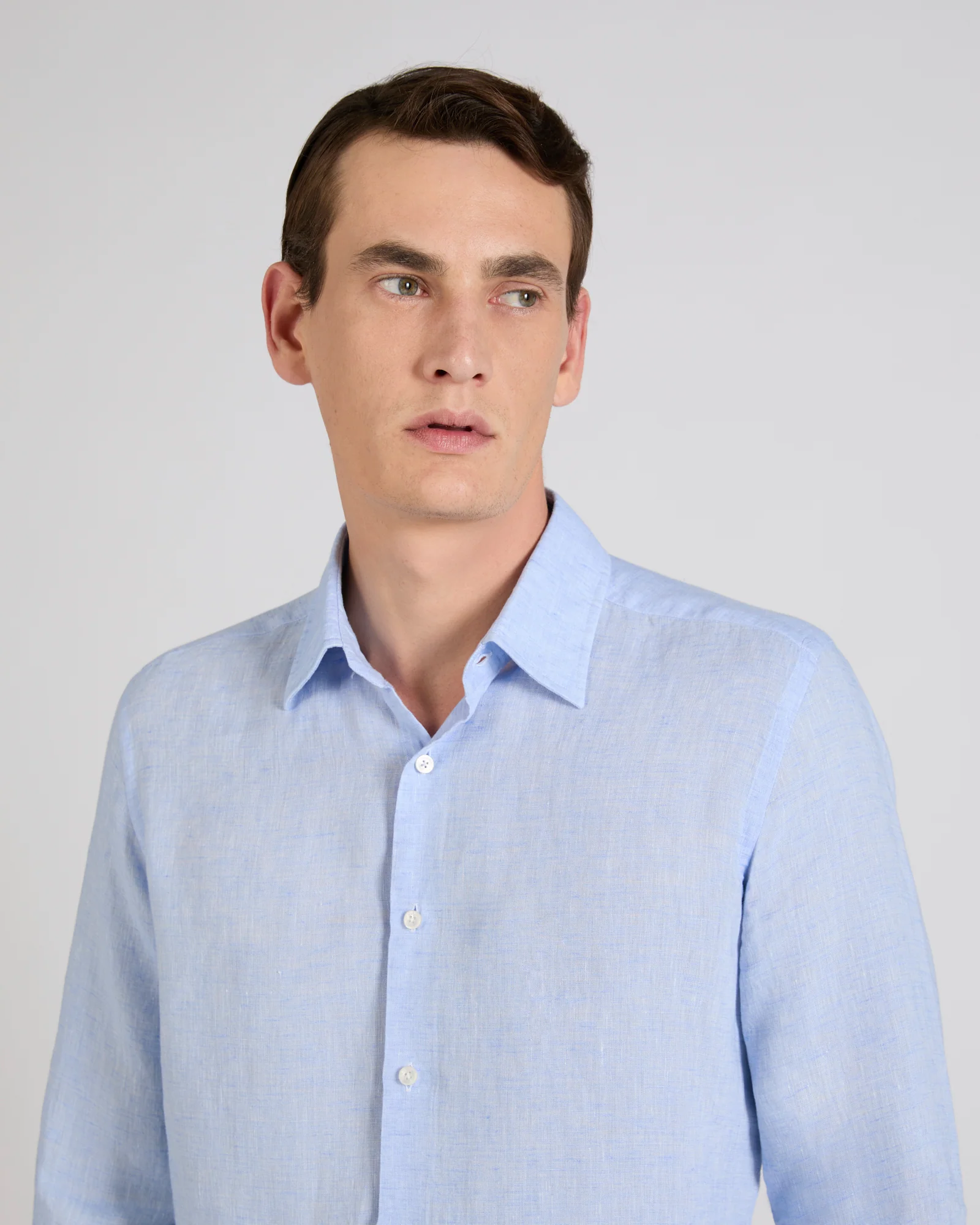 Regular fit linen shirt - Image 4