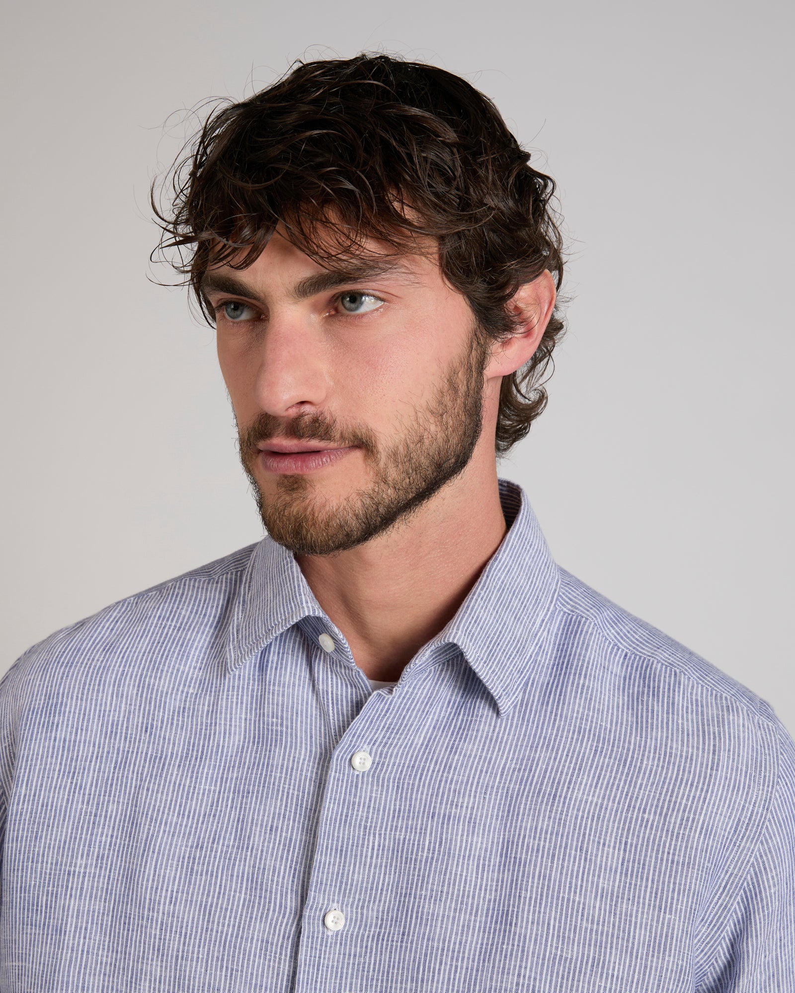 Regular fit linen shirt - Image 4