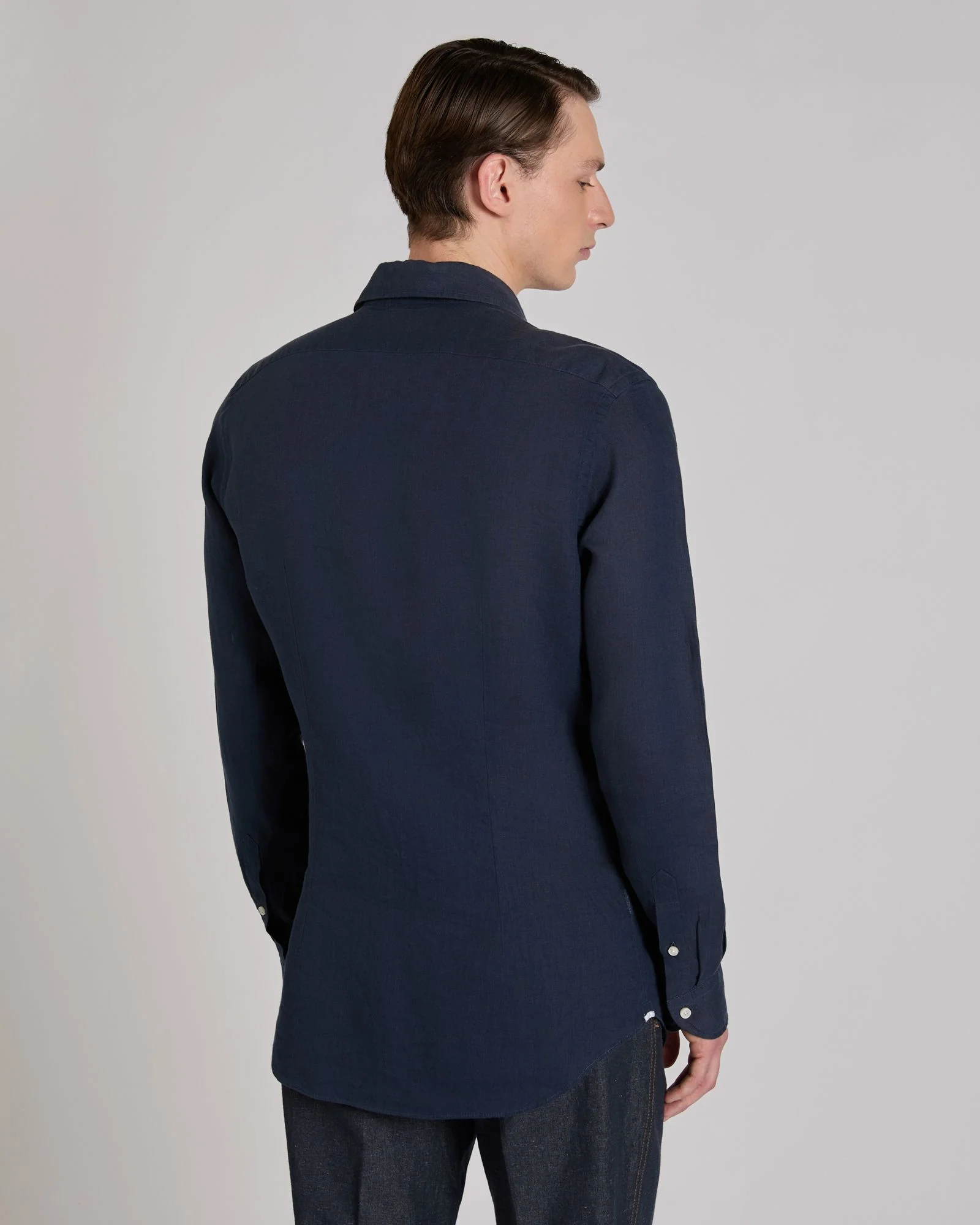 Regular fit linen shirt - Image 3