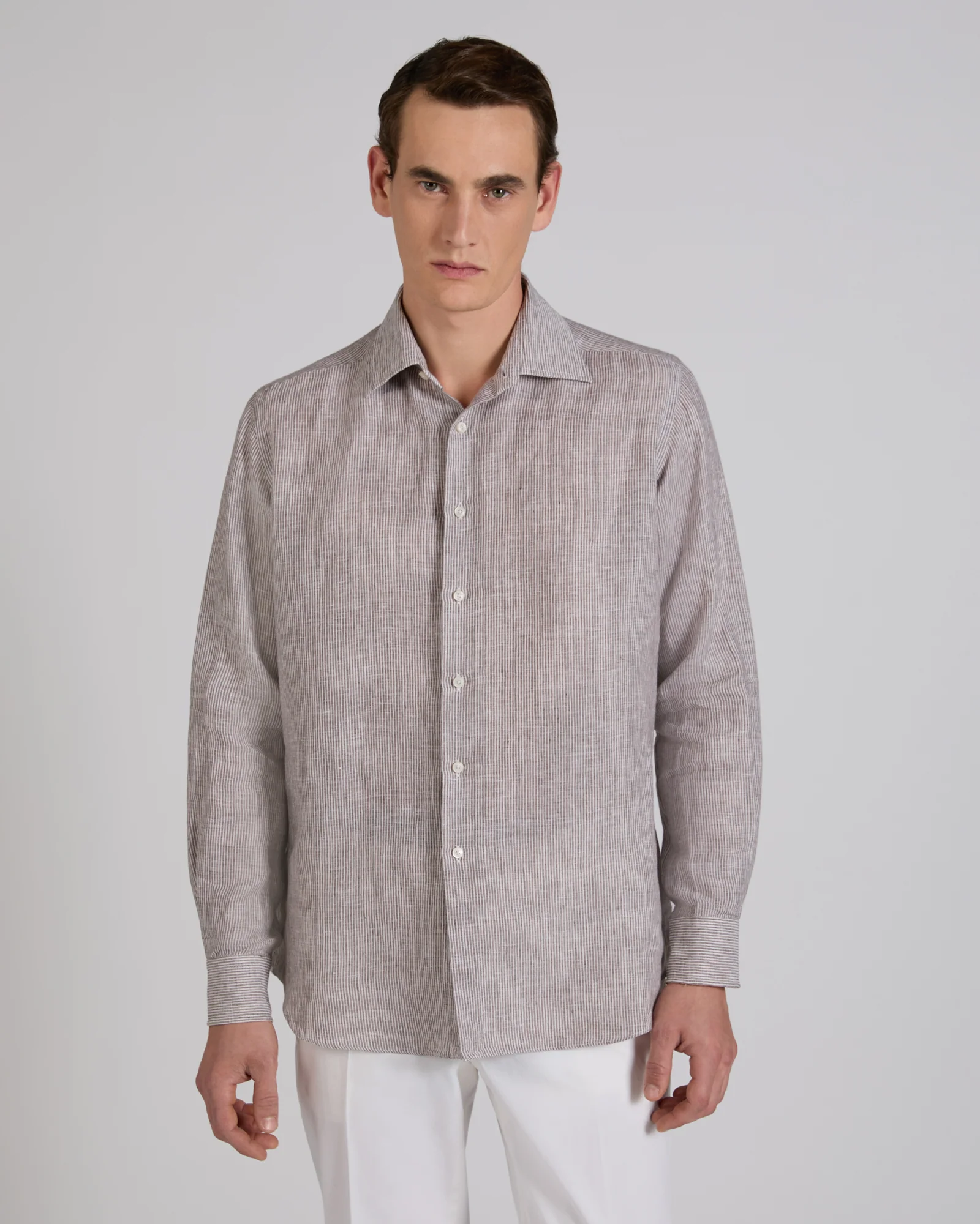 Regular fit linen shirt - Image 2