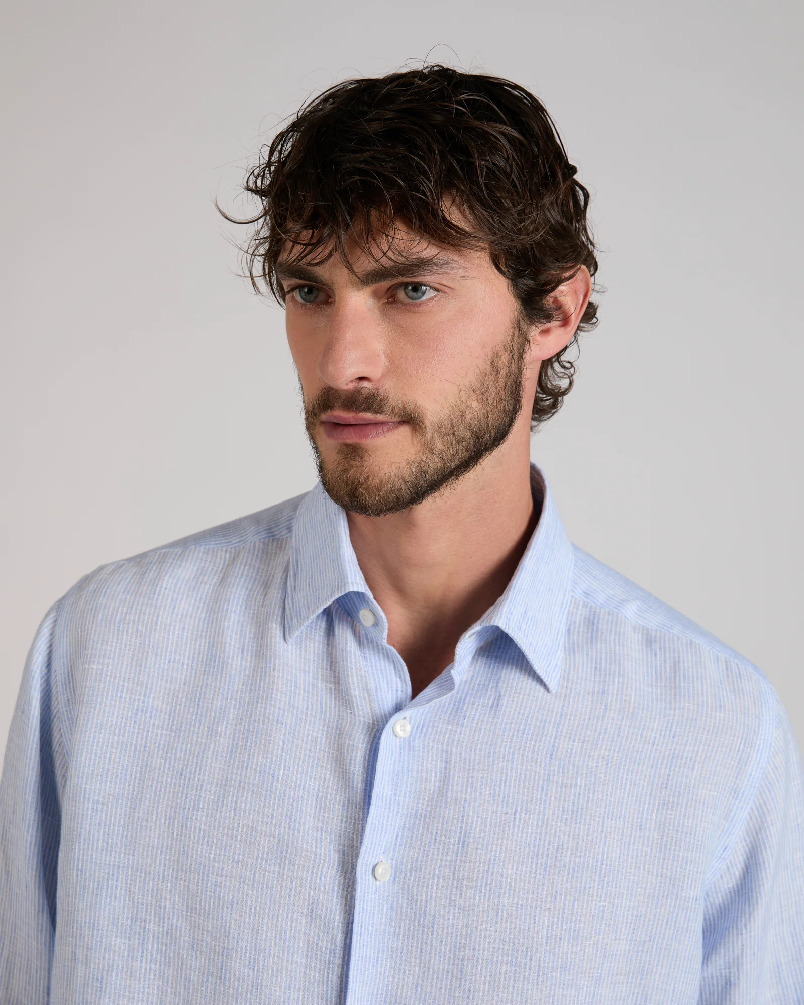 Regular fit linen shirt - Image 4
