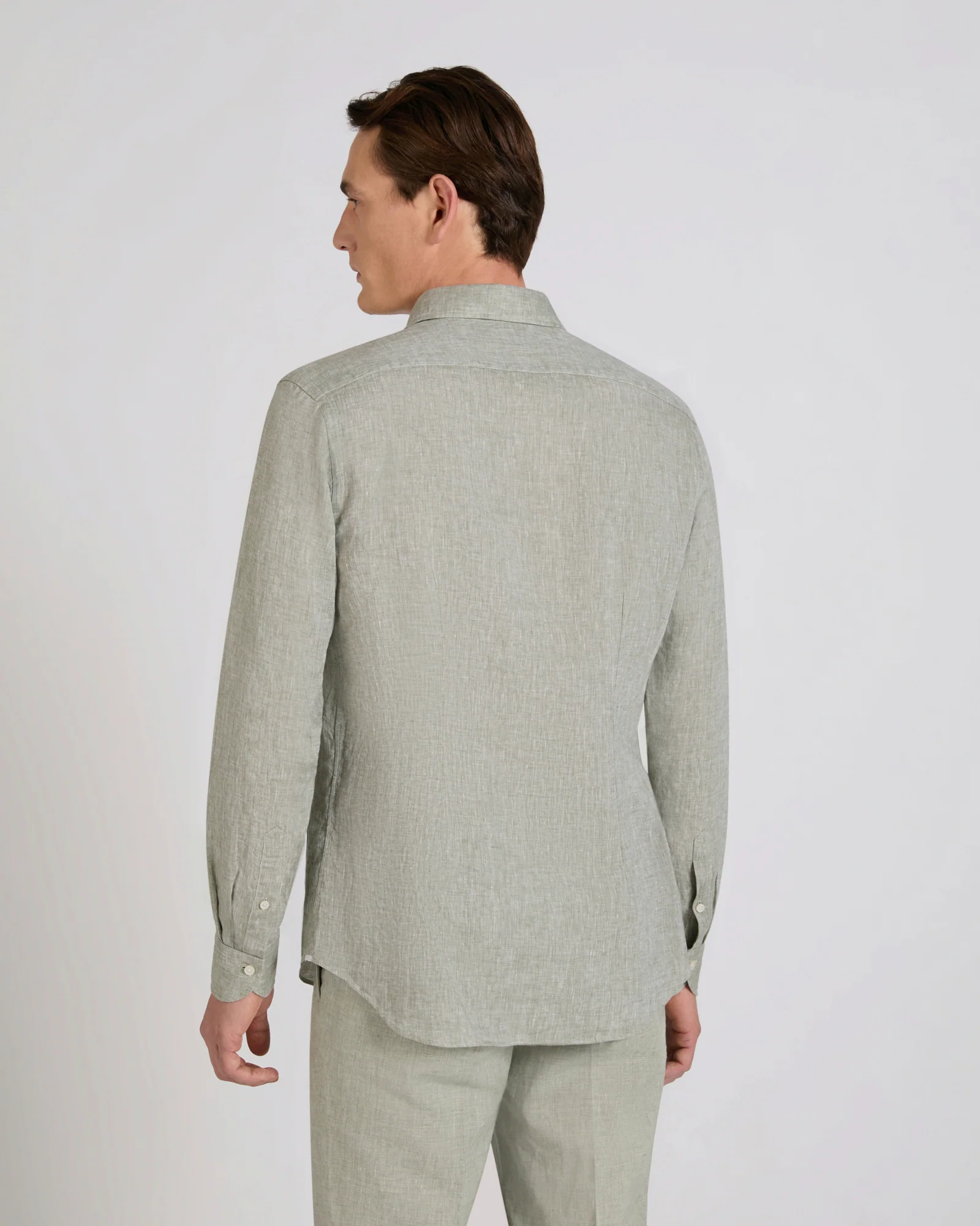 Regular fit linen shirt - Image 3