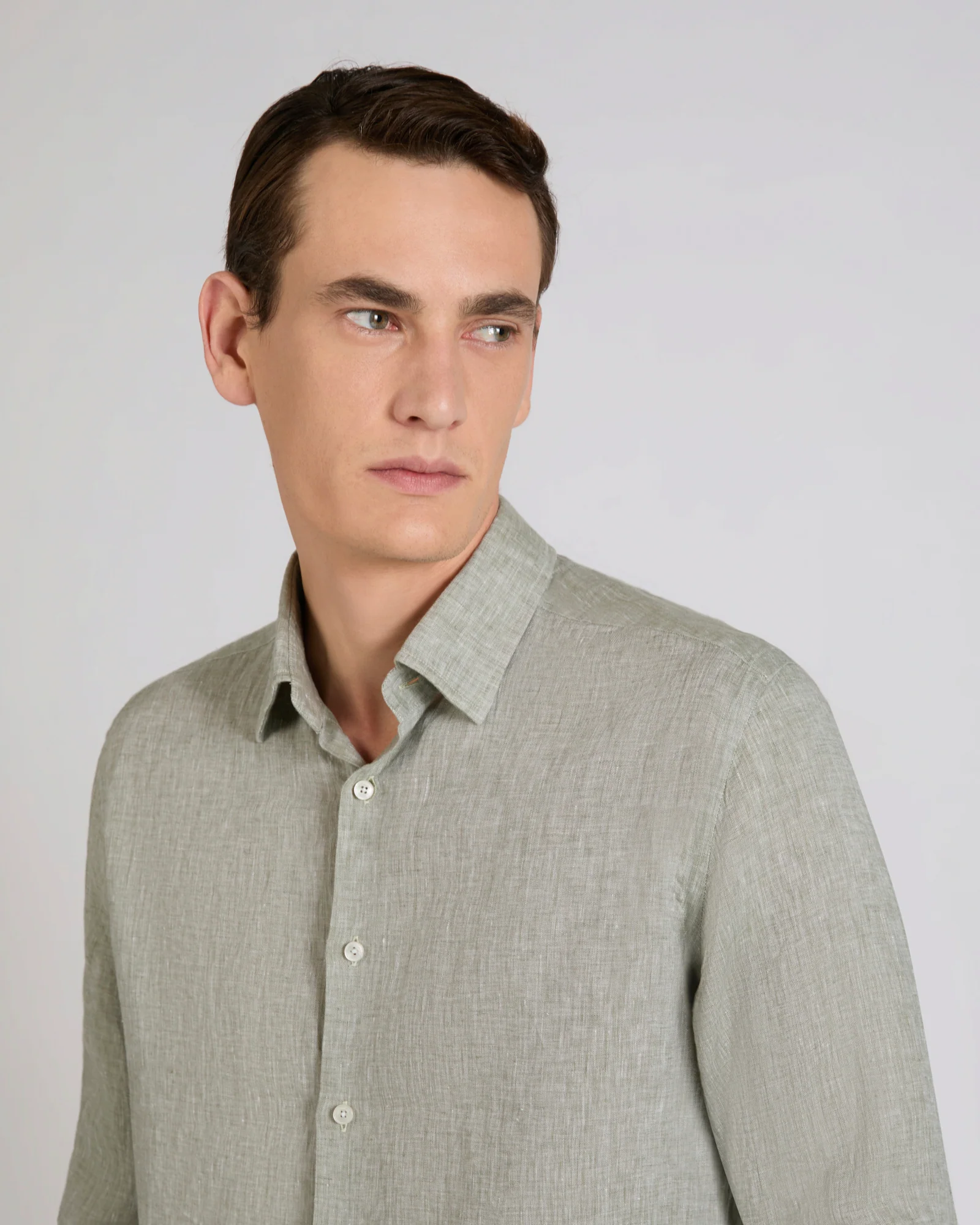 Regular fit linen shirt - Image 4