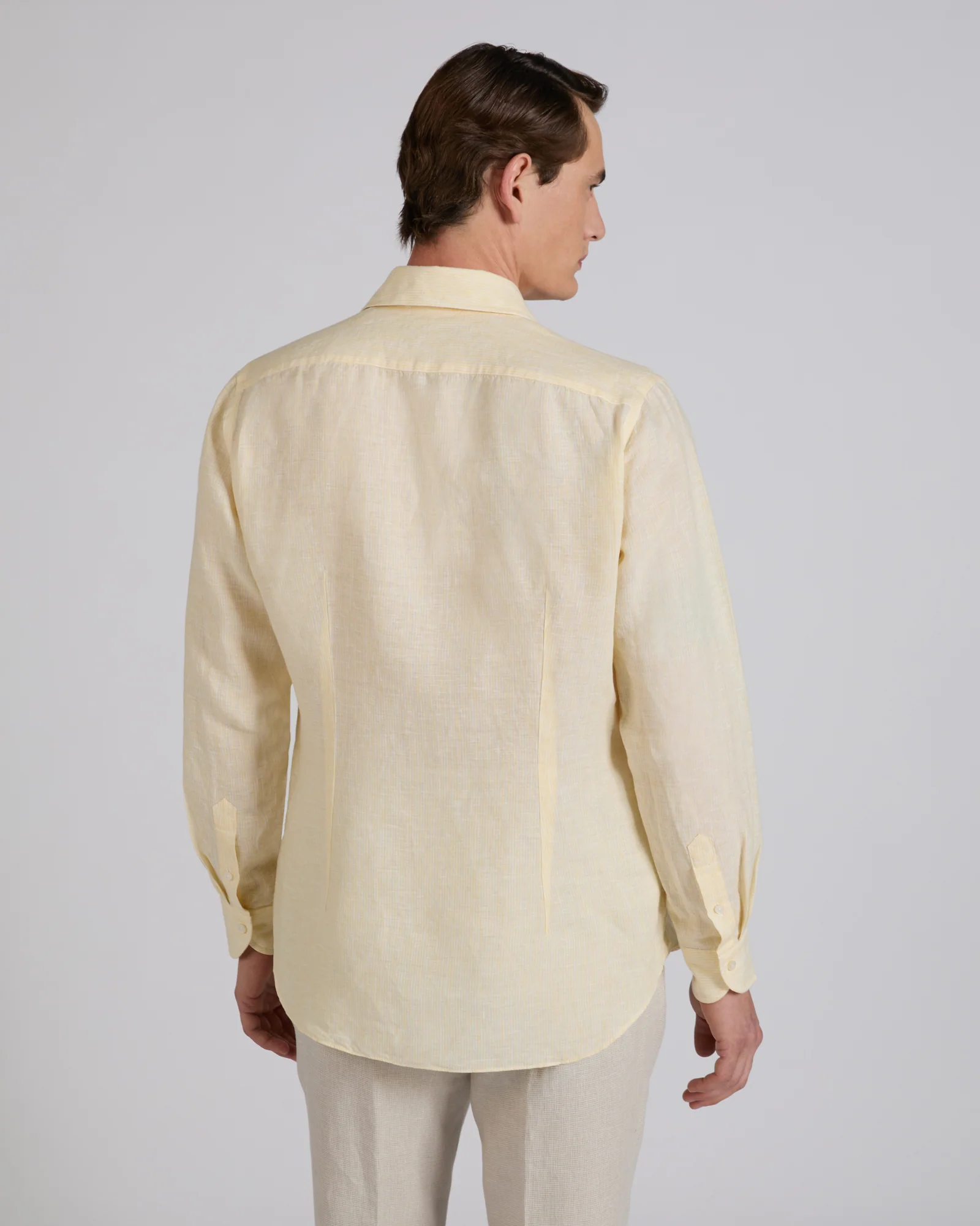Regular fit linen shirt - Image 3