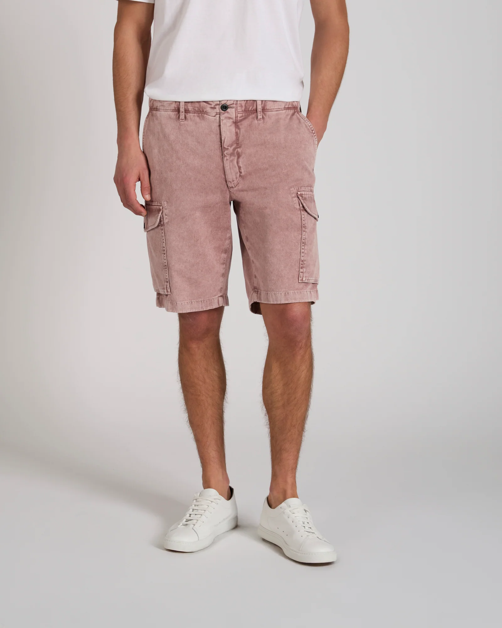 Regular fit organic cotton cargo Bermuda shorts - Image 2