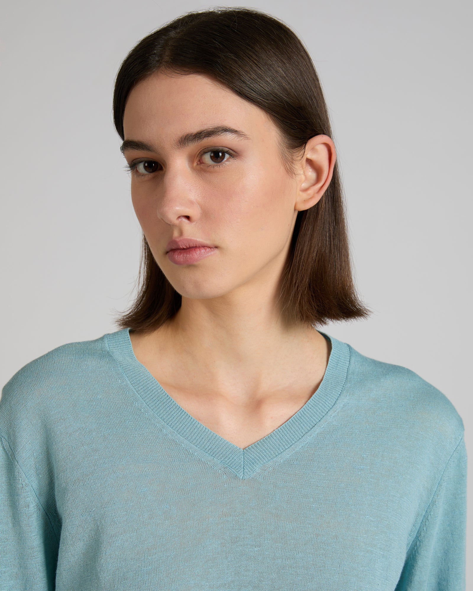 Regular fit shirt in linen and cotton - Image 4