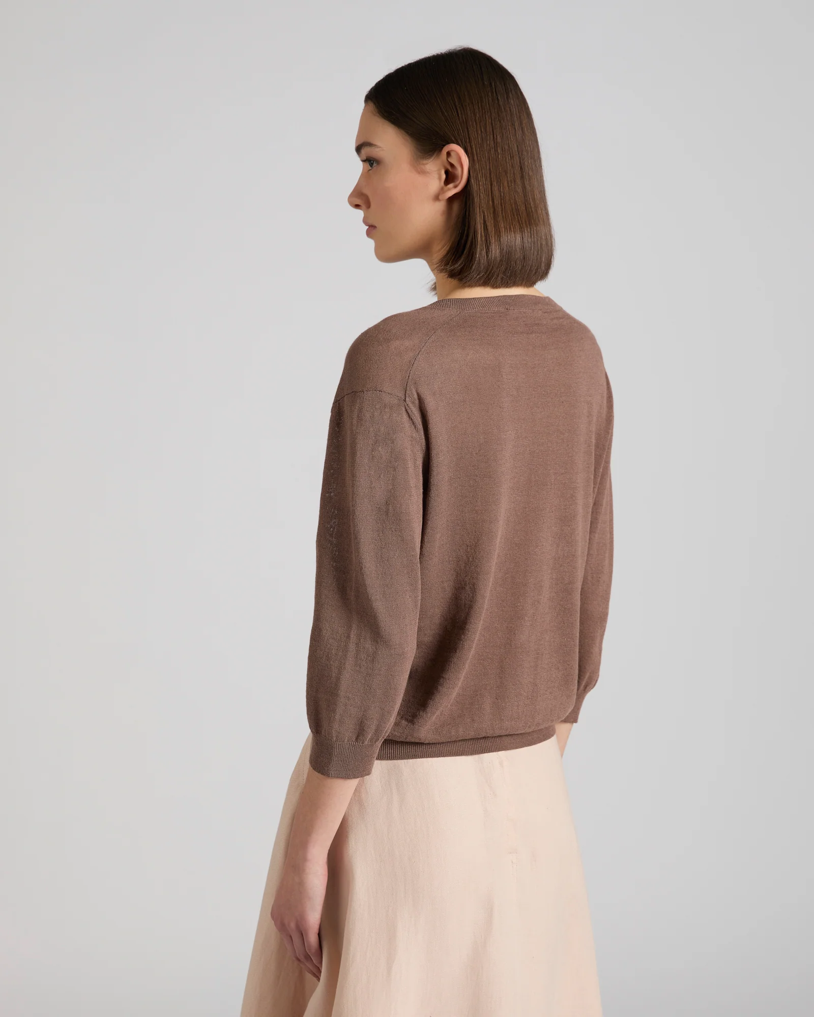 Regular fit shirt in linen and cotton - Image 3