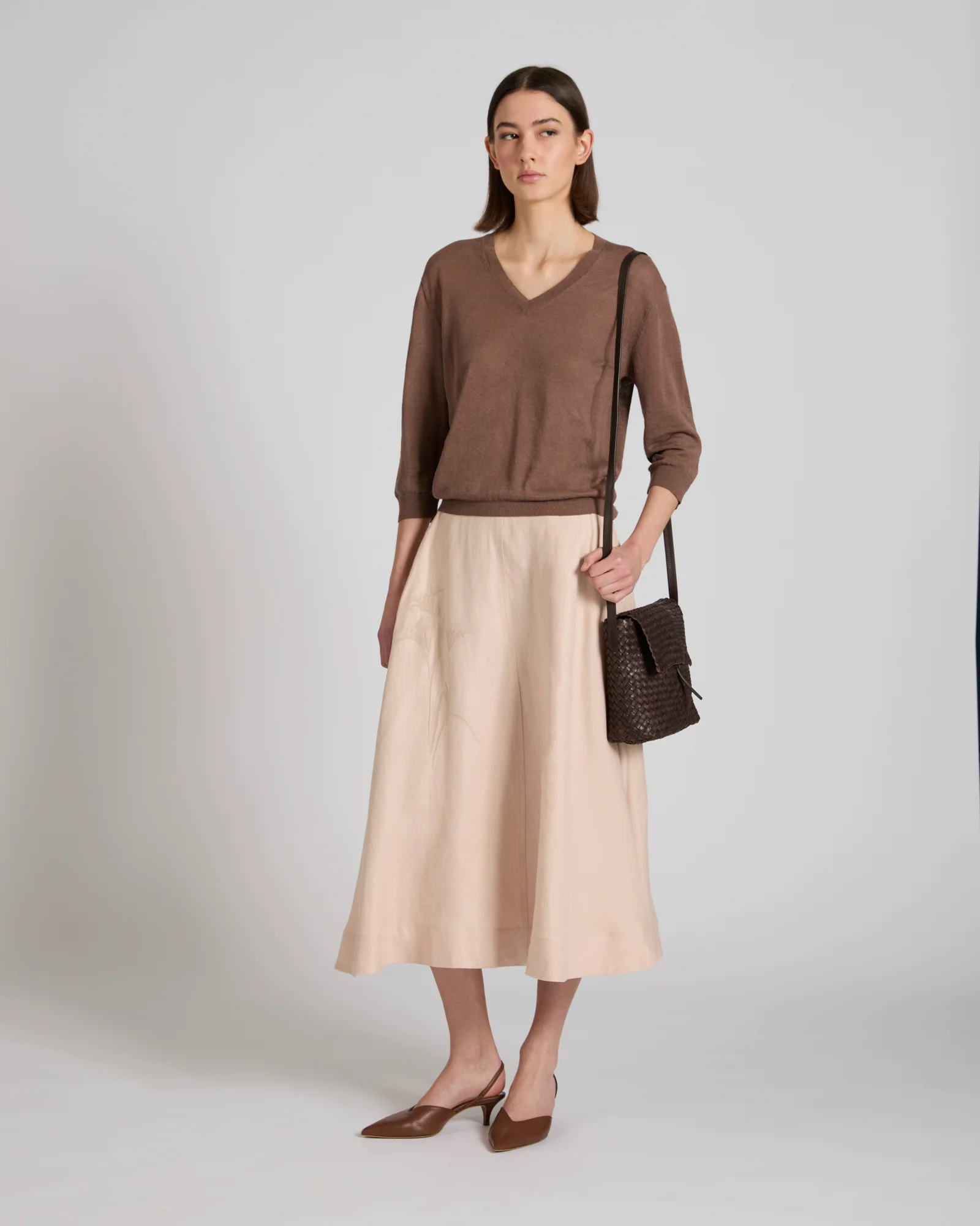 Regular fit shirt in linen and cotton - Image 5