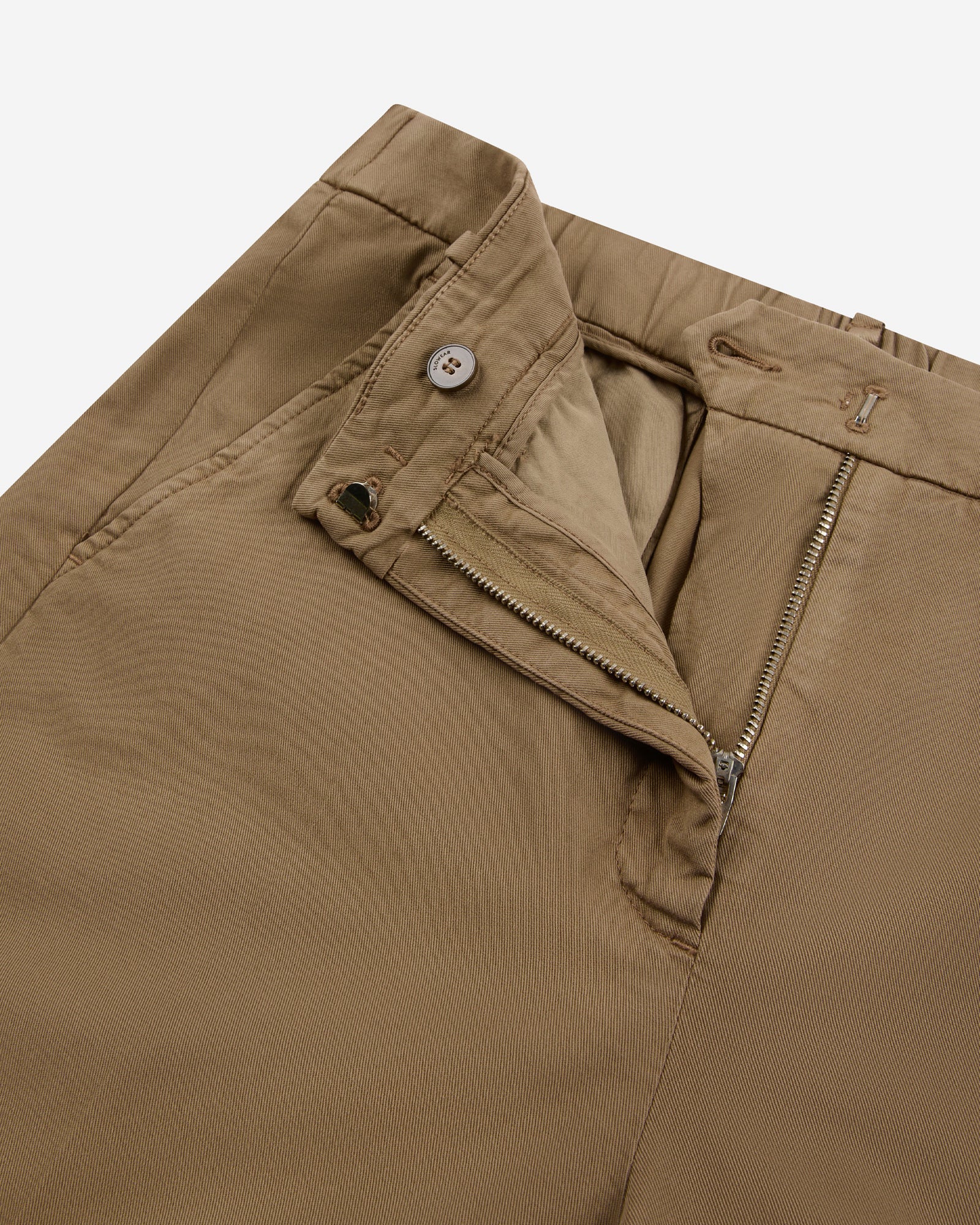 Regular fit trousers in cotton gabardine and lyocell - Image 6