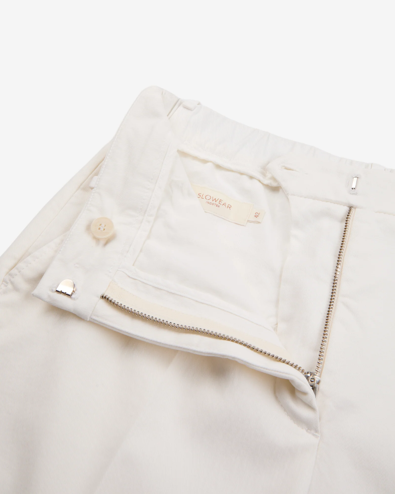 Regular fit trousers in cotton gabardine and lyocell - Image 6