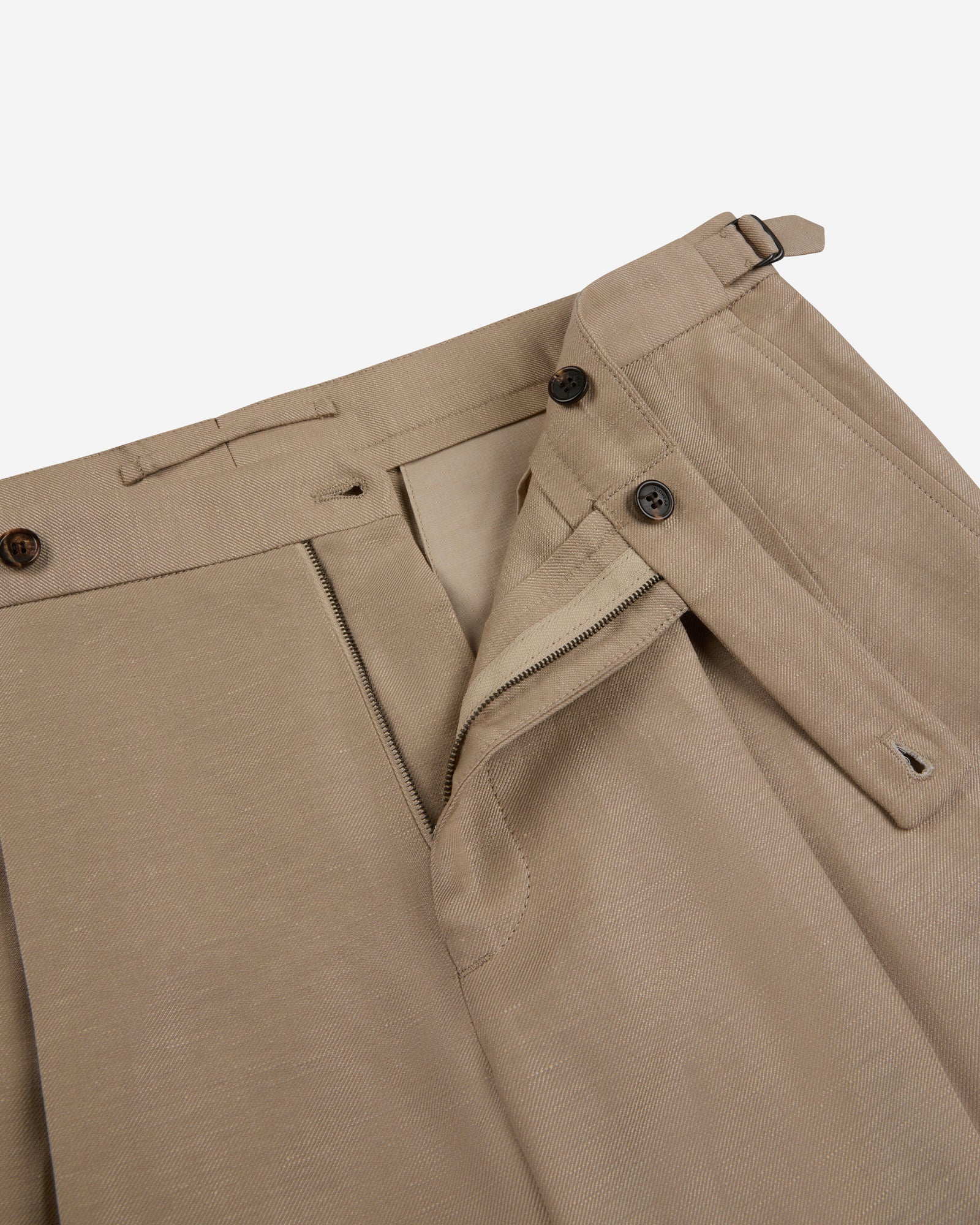 Regular fit wool and linen Bermuda shorts - Image 6