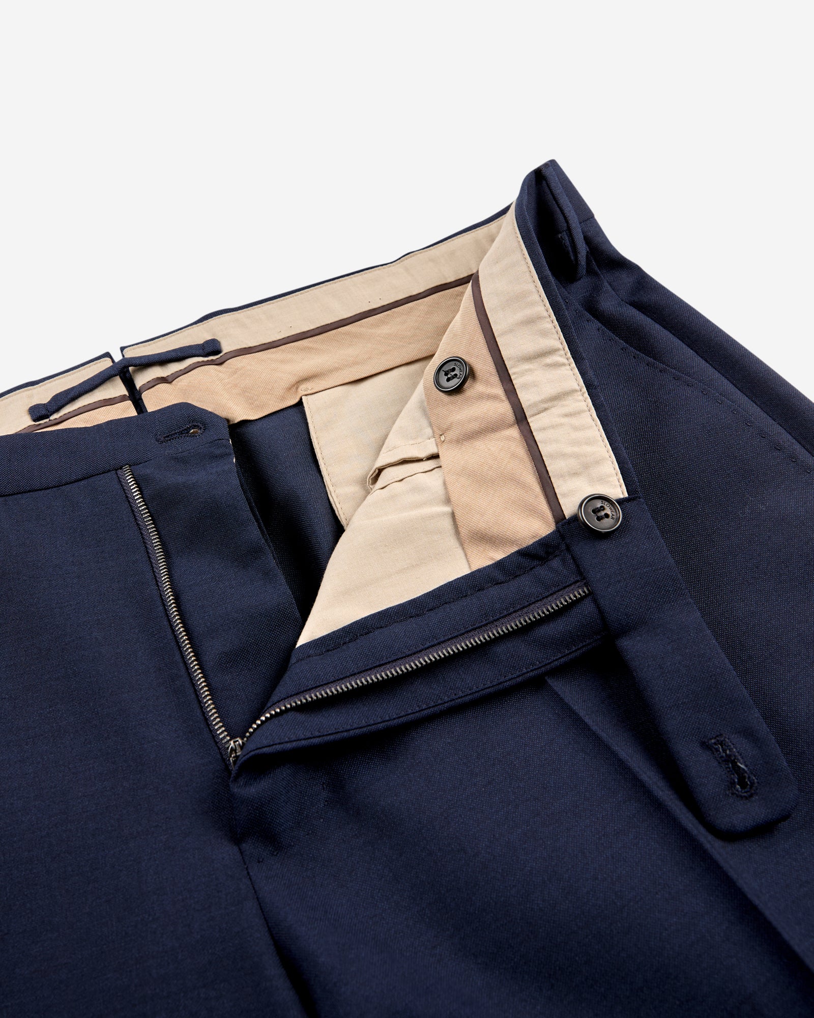 Regular fit wool fabric trousers - Image 6