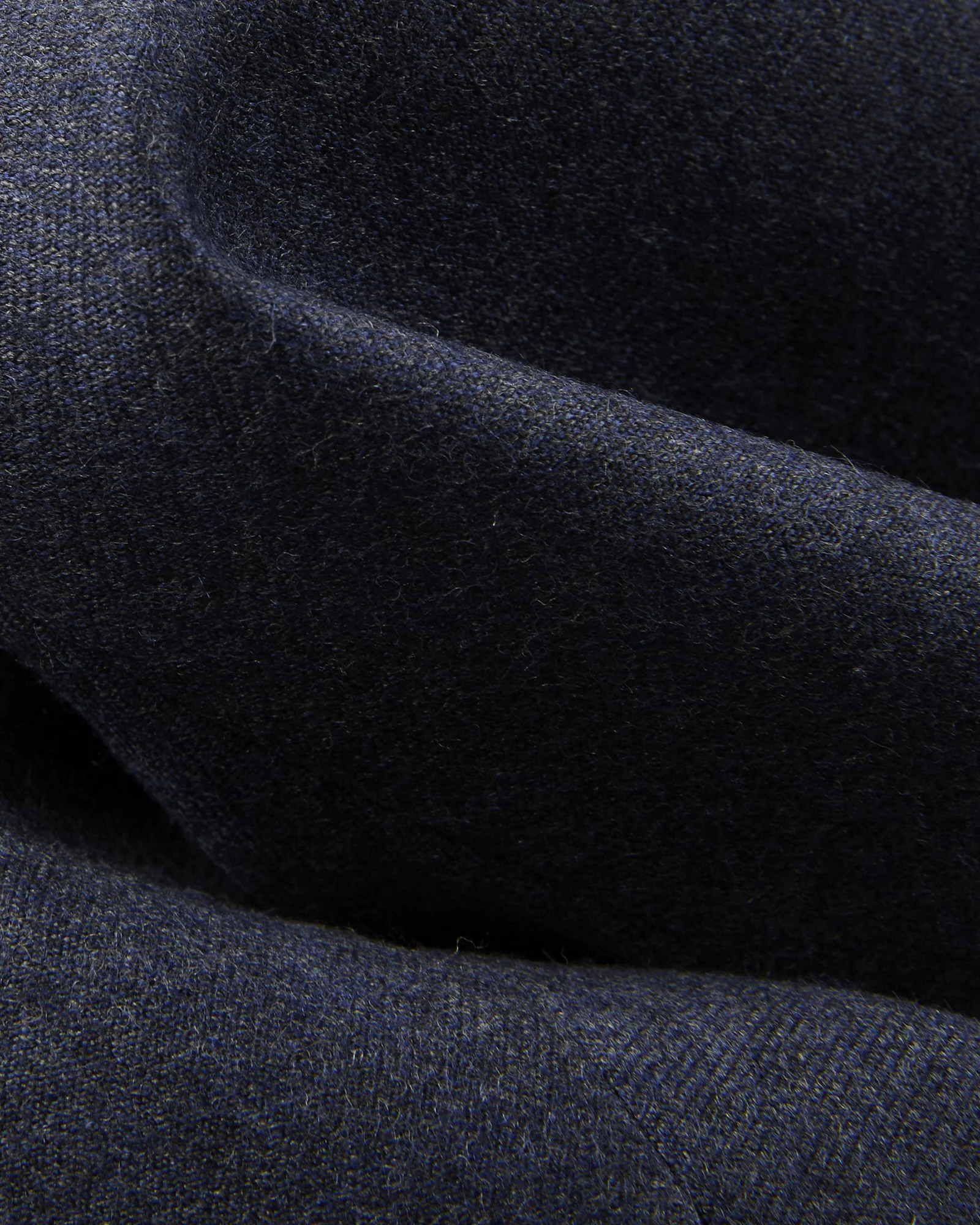 Regular fit wool flannel trousers - Image 7