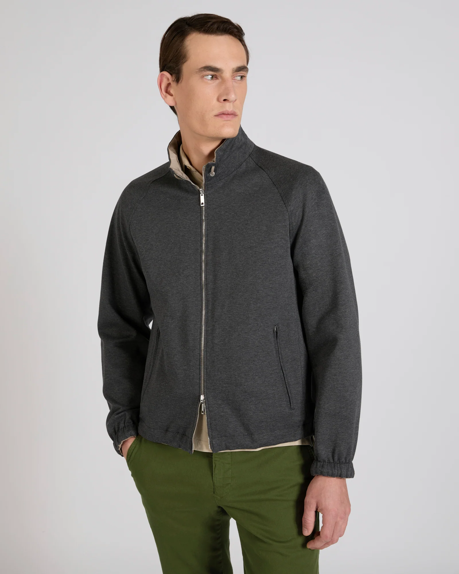 Reversible polyester taffeta blouson jacket - Image 5