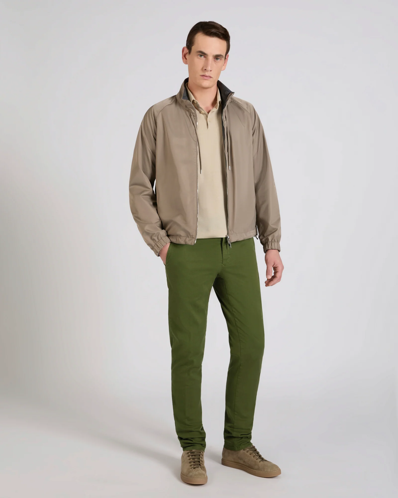 Reversible polyester taffeta blouson jacket - Image 7