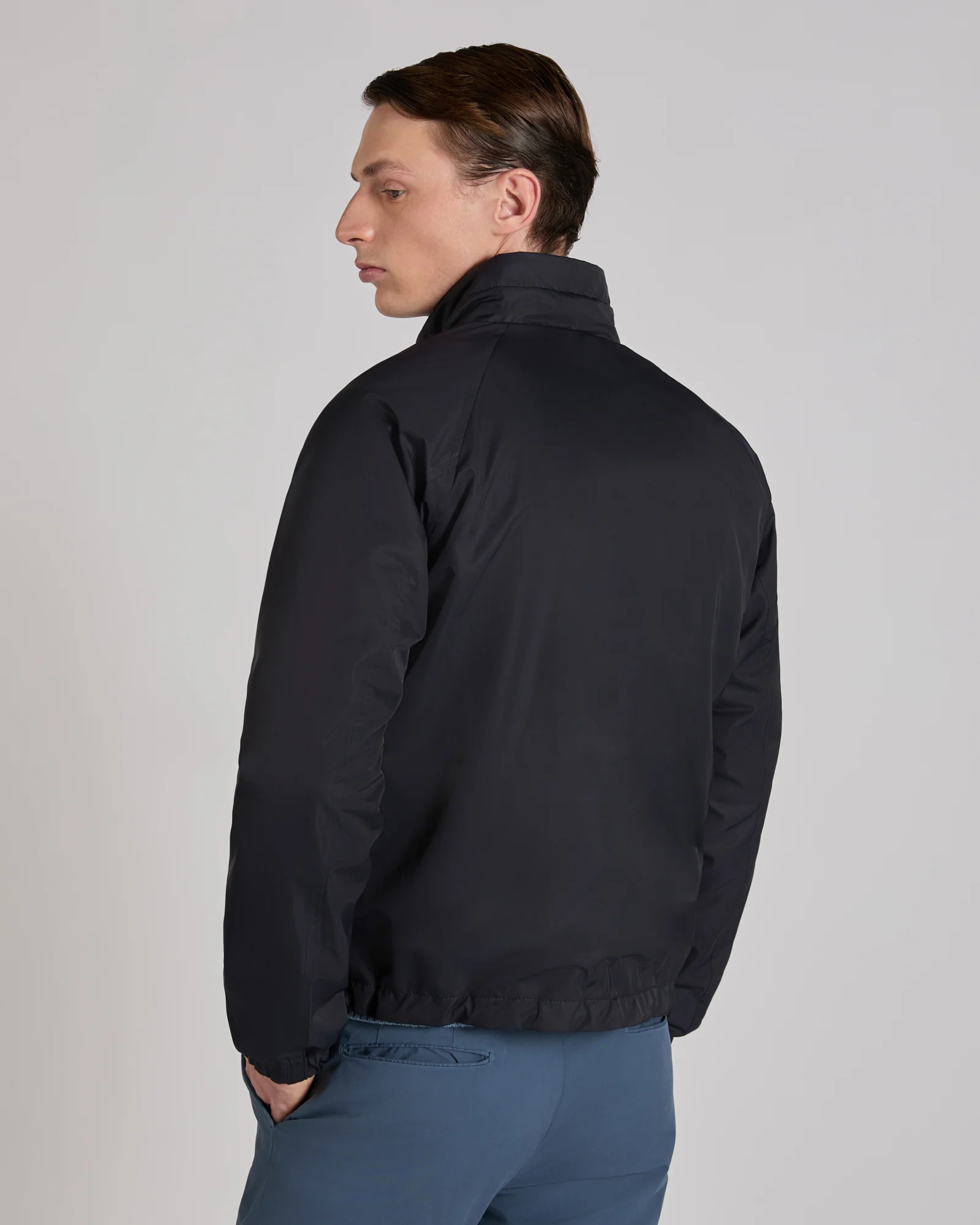 Reversible polyester taffeta blouson jacket - Image 3