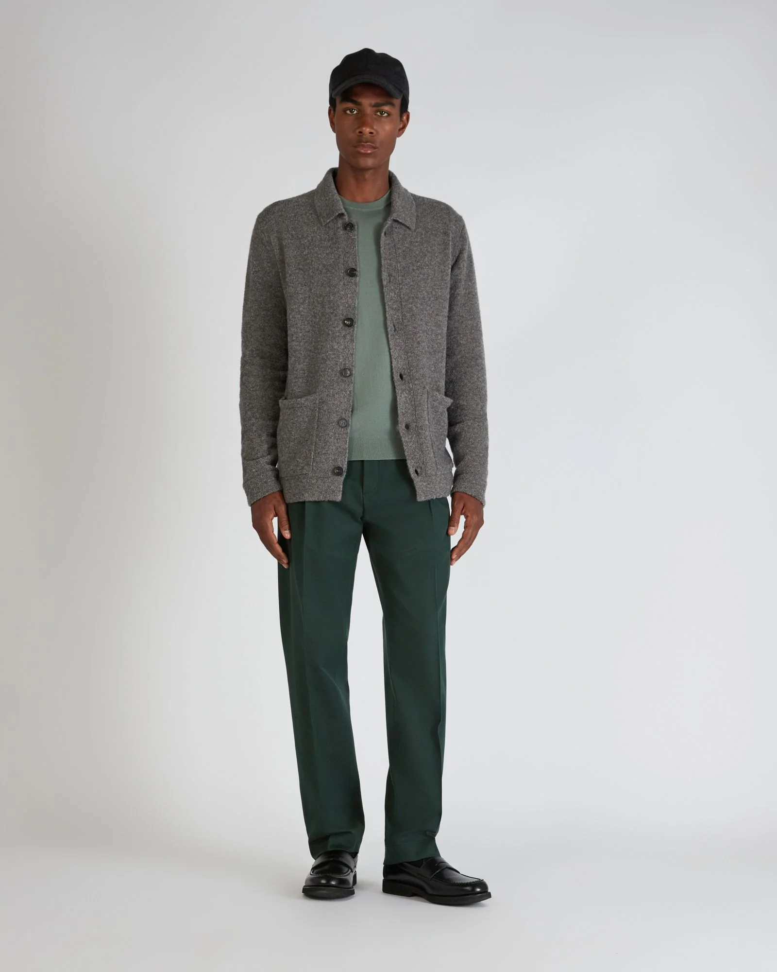 Seamless fit wool and cotton drill trousers - Image 5
