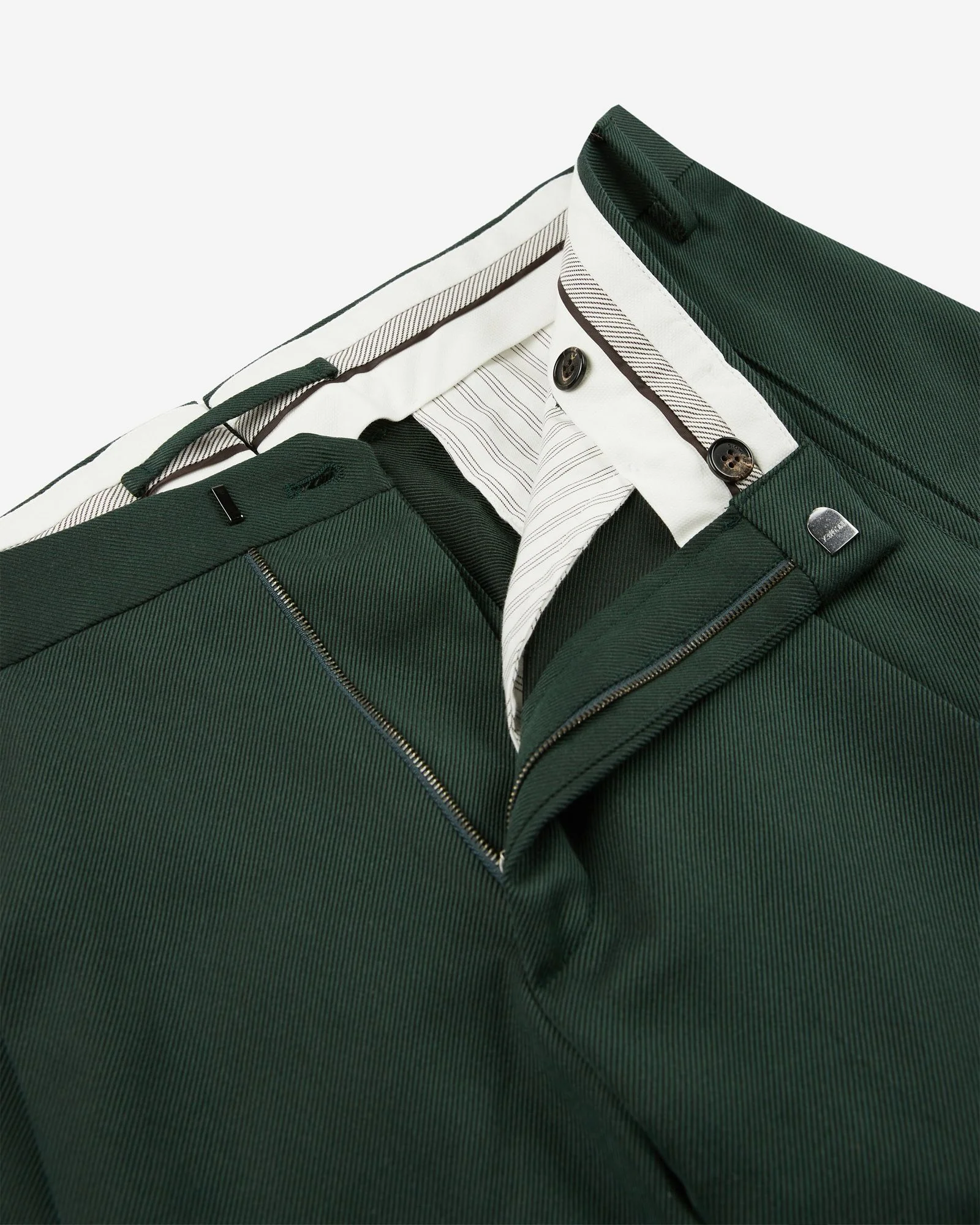 Seamless fit wool and cotton drill trousers - Image 6